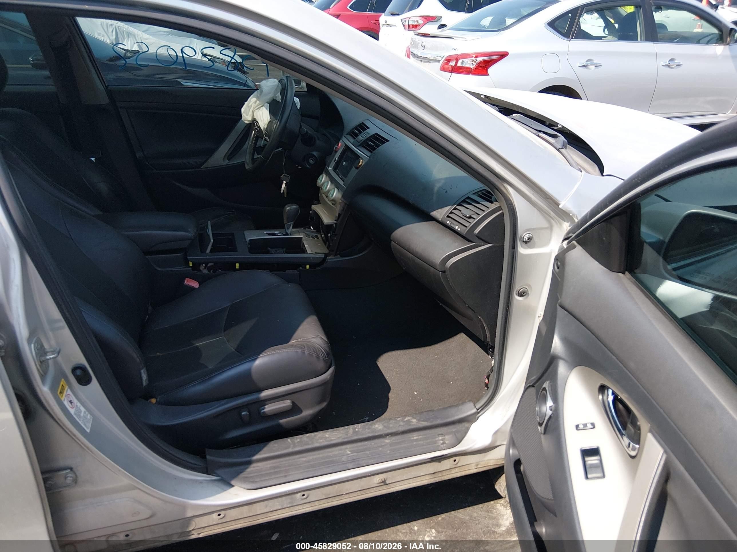 2009 Toyota Camry Se V6 Серебряный vin: 4T1BK46K69U577538