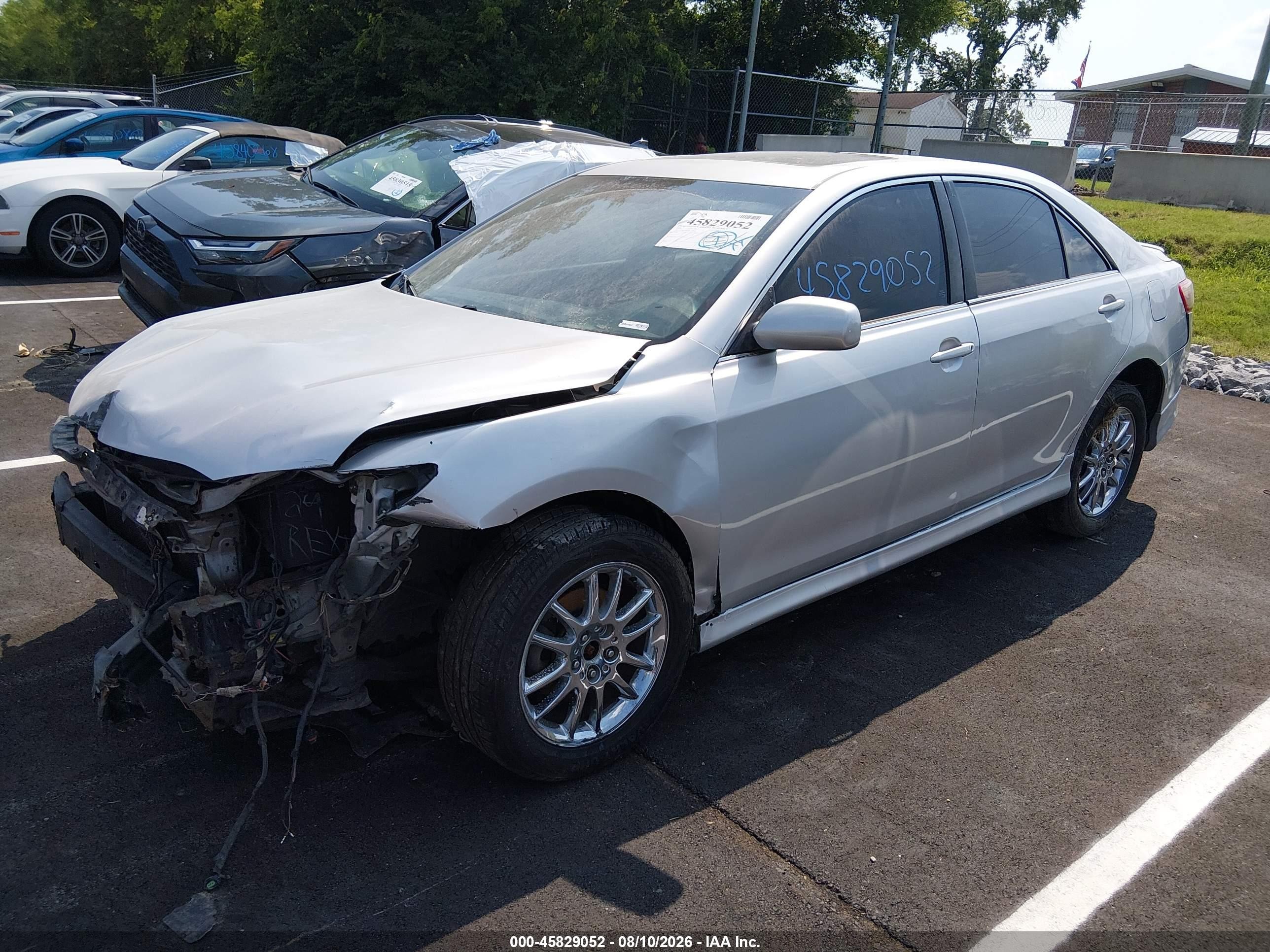 2009 Toyota Camry Se V6 Серебряный vin: 4T1BK46K69U577538