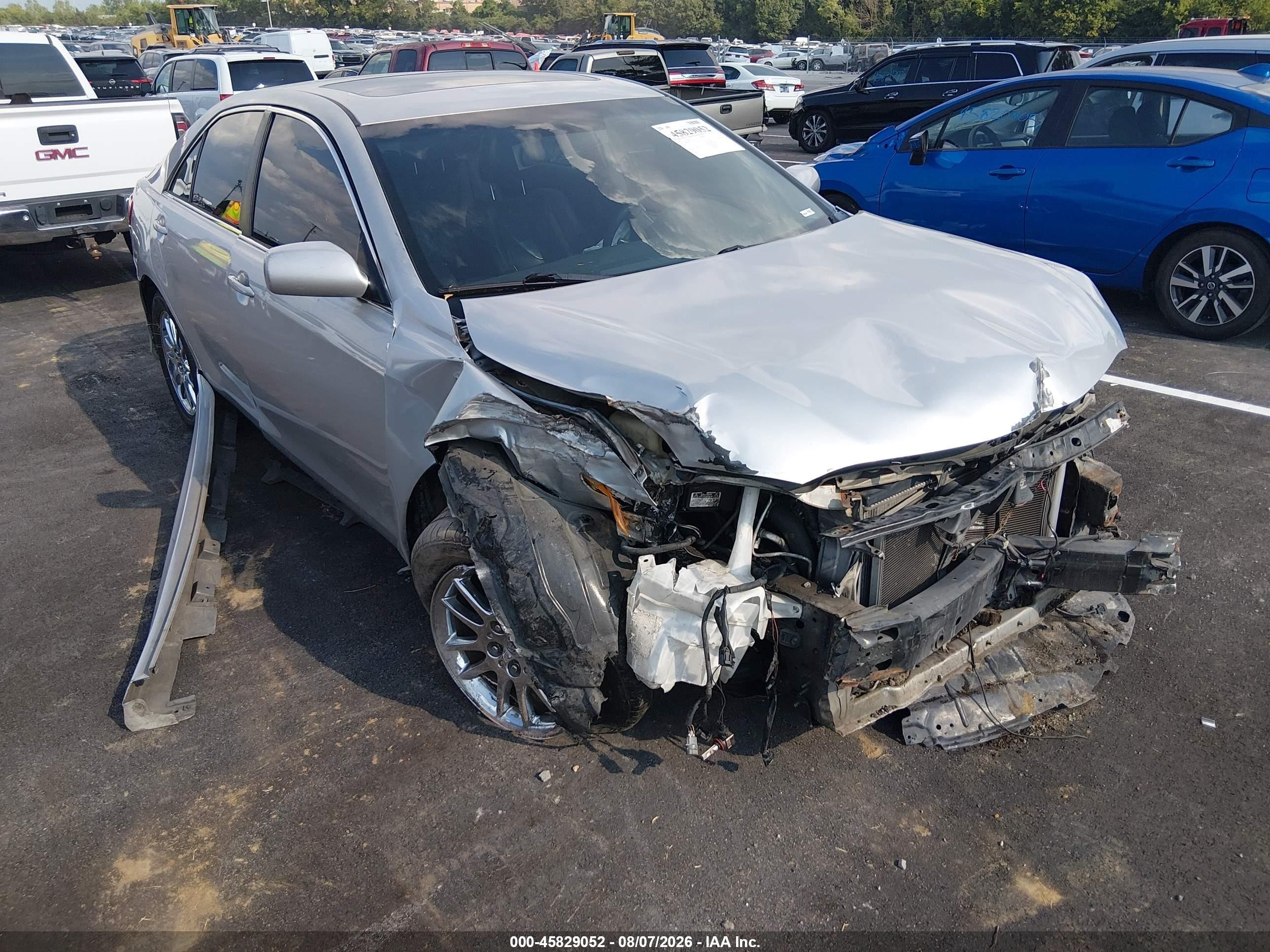 2009 Toyota Camry Se V6 Серебряный vin: 4T1BK46K69U577538