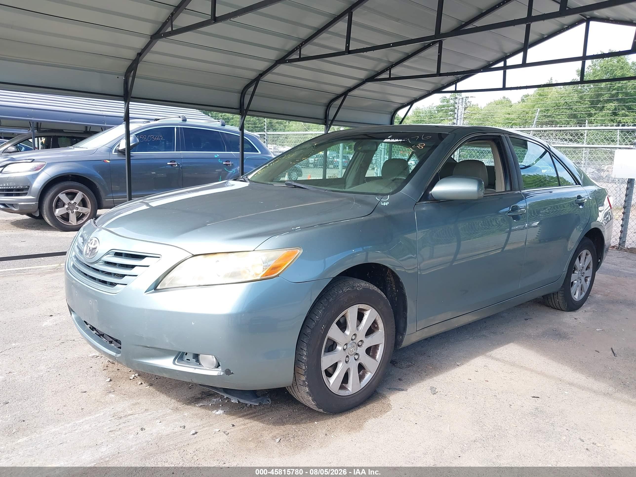 2009 Toyota Camry Xle V6 Turquoise vin: 4T1BK46K69U578446