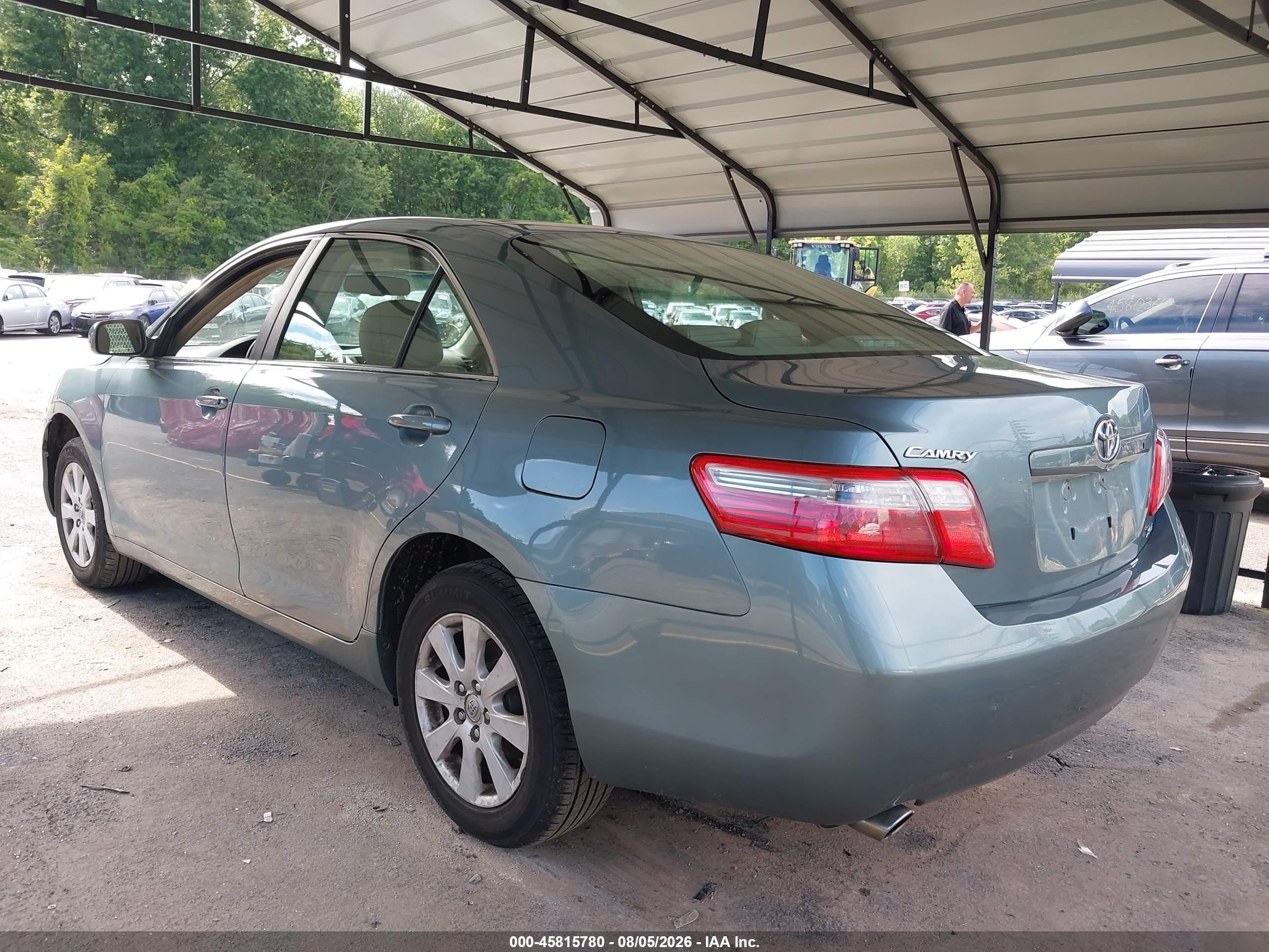 2009 Toyota Camry Xle V6 Turquoise vin: 4T1BK46K69U578446
