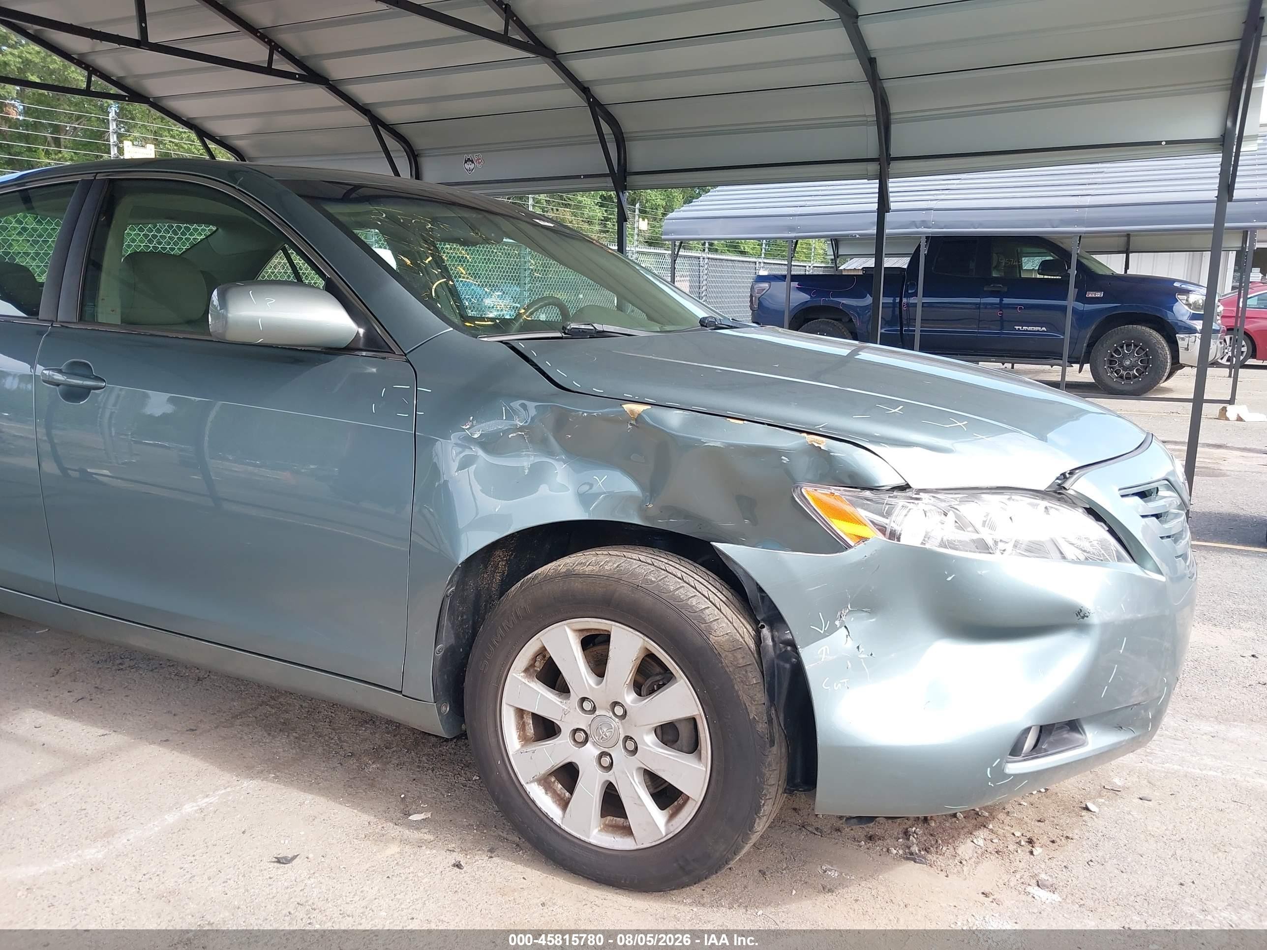 2009 Toyota Camry Xle V6 Turquoise vin: 4T1BK46K69U578446