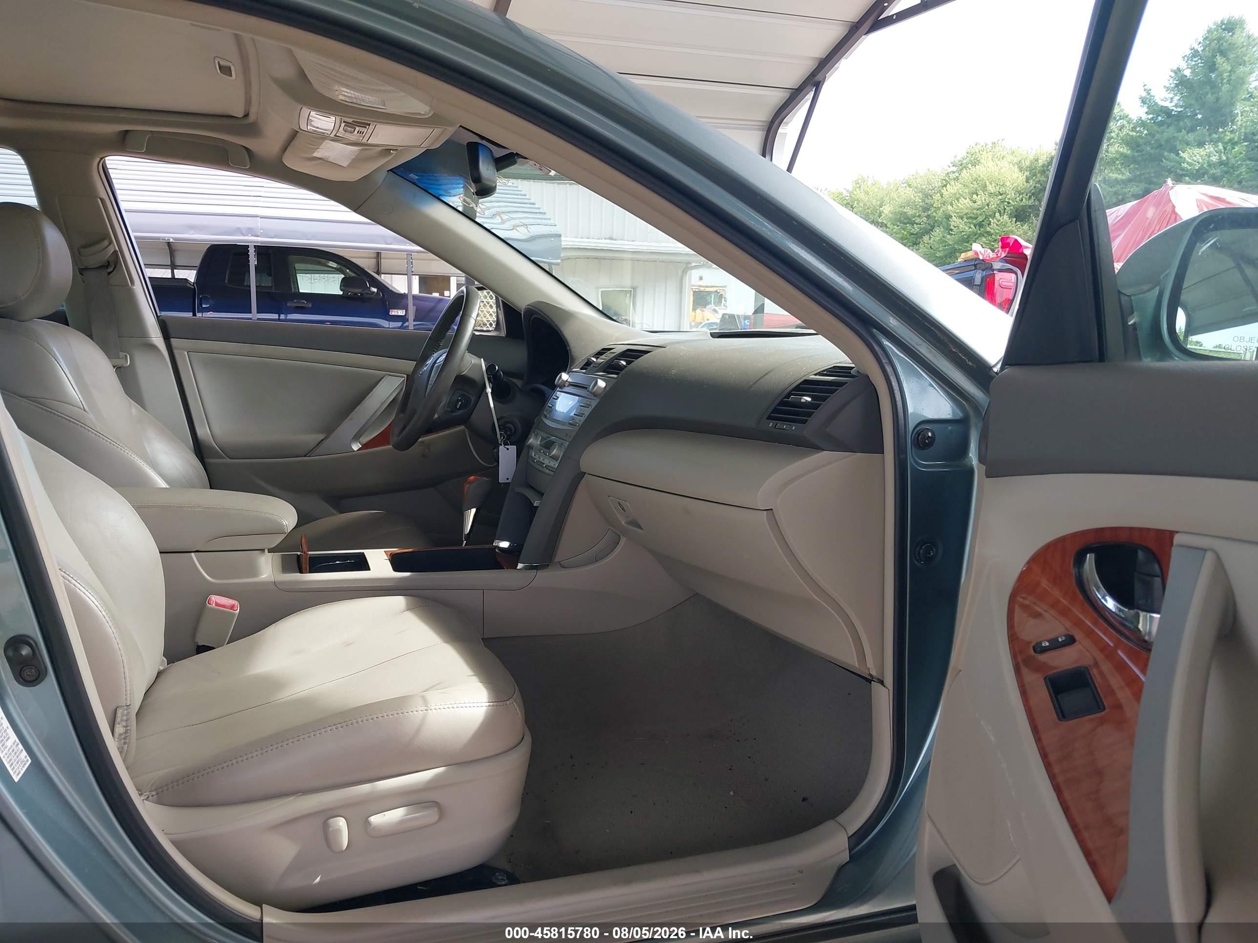 2009 Toyota Camry Xle V6 Turquoise vin: 4T1BK46K69U578446