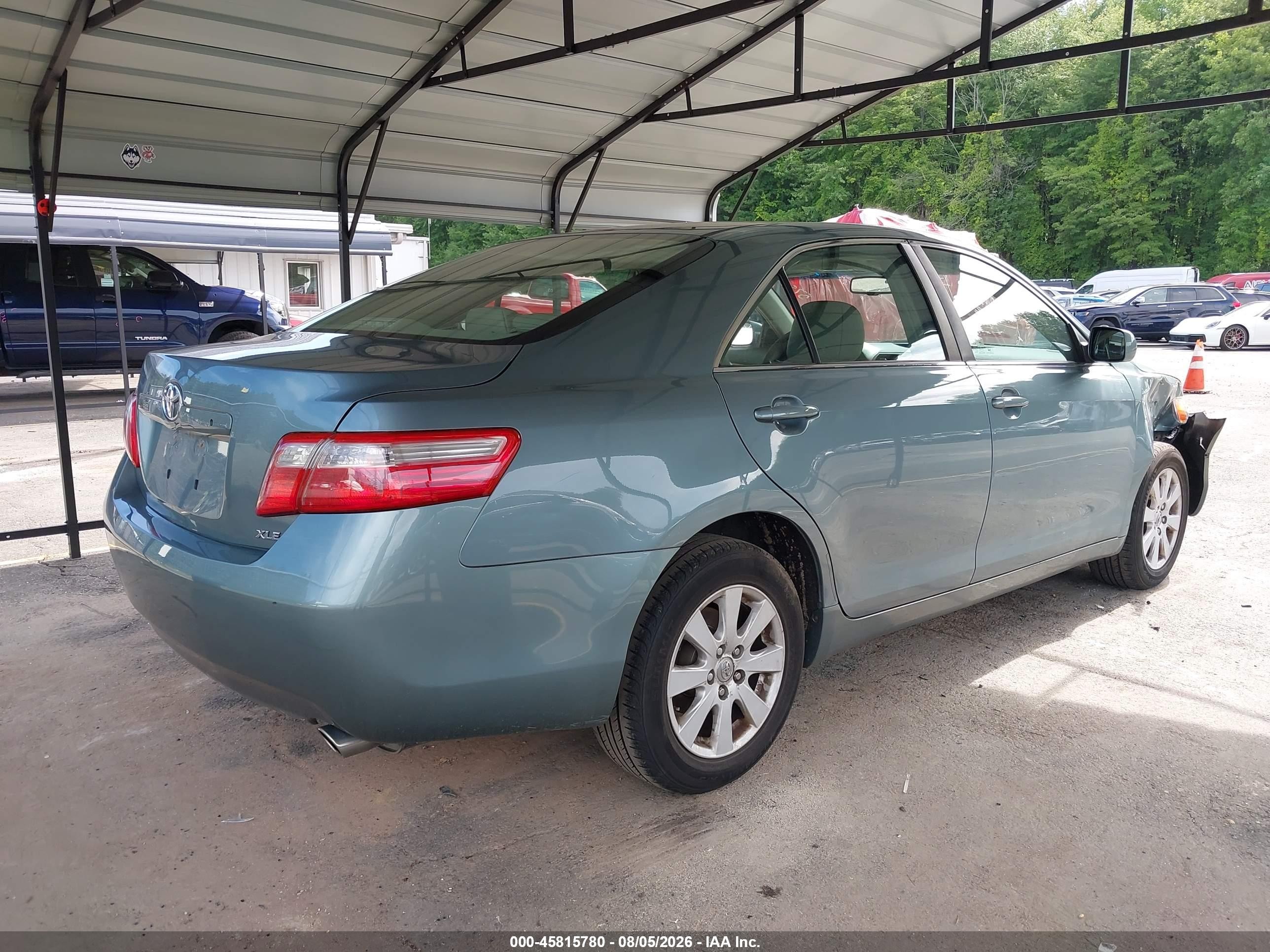 2009 Toyota Camry Xle V6 Turquoise vin: 4T1BK46K69U578446