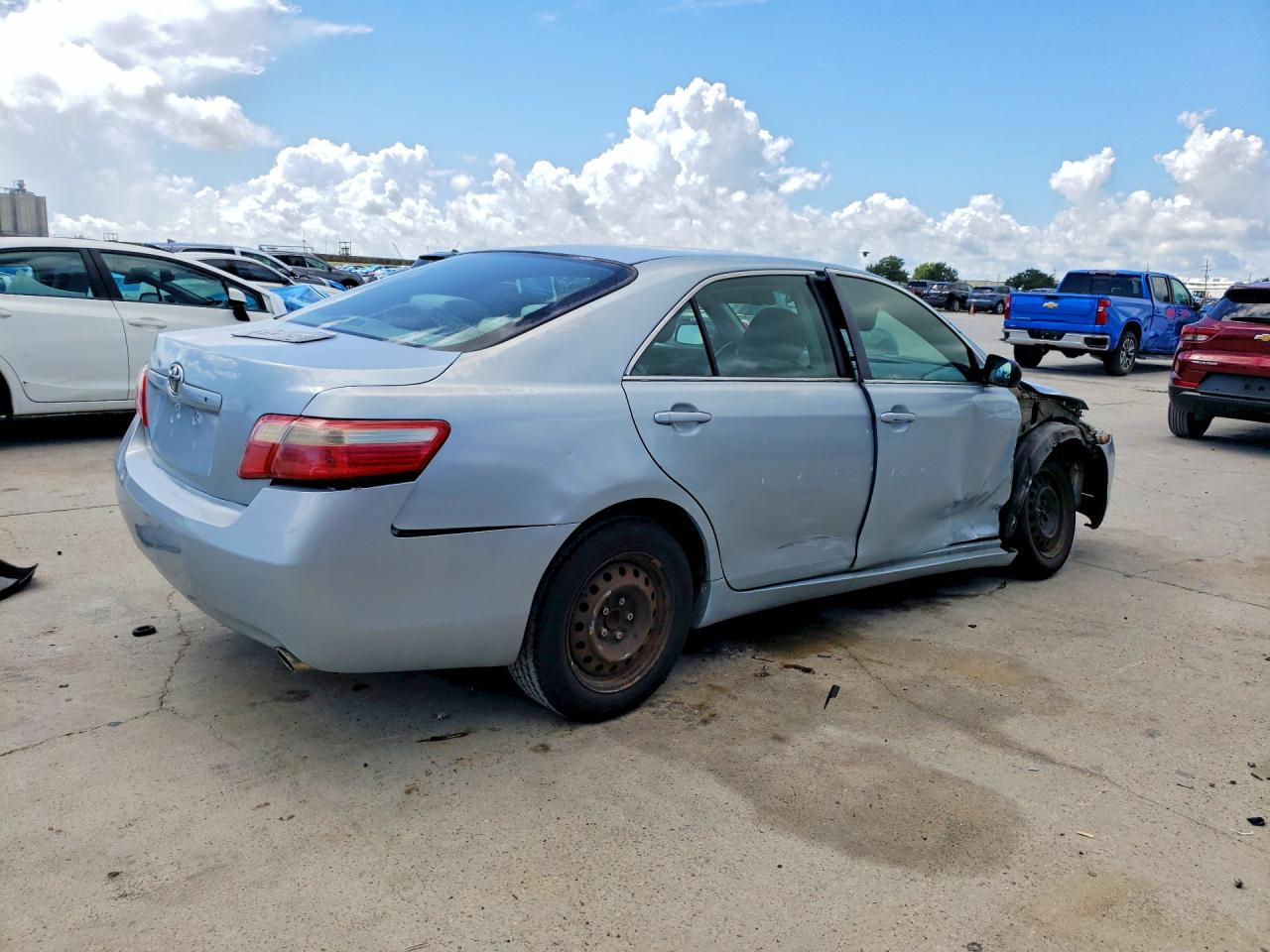 2009 Toyota Camry Le V6 Silver vin: 4T1BK46K69U591410