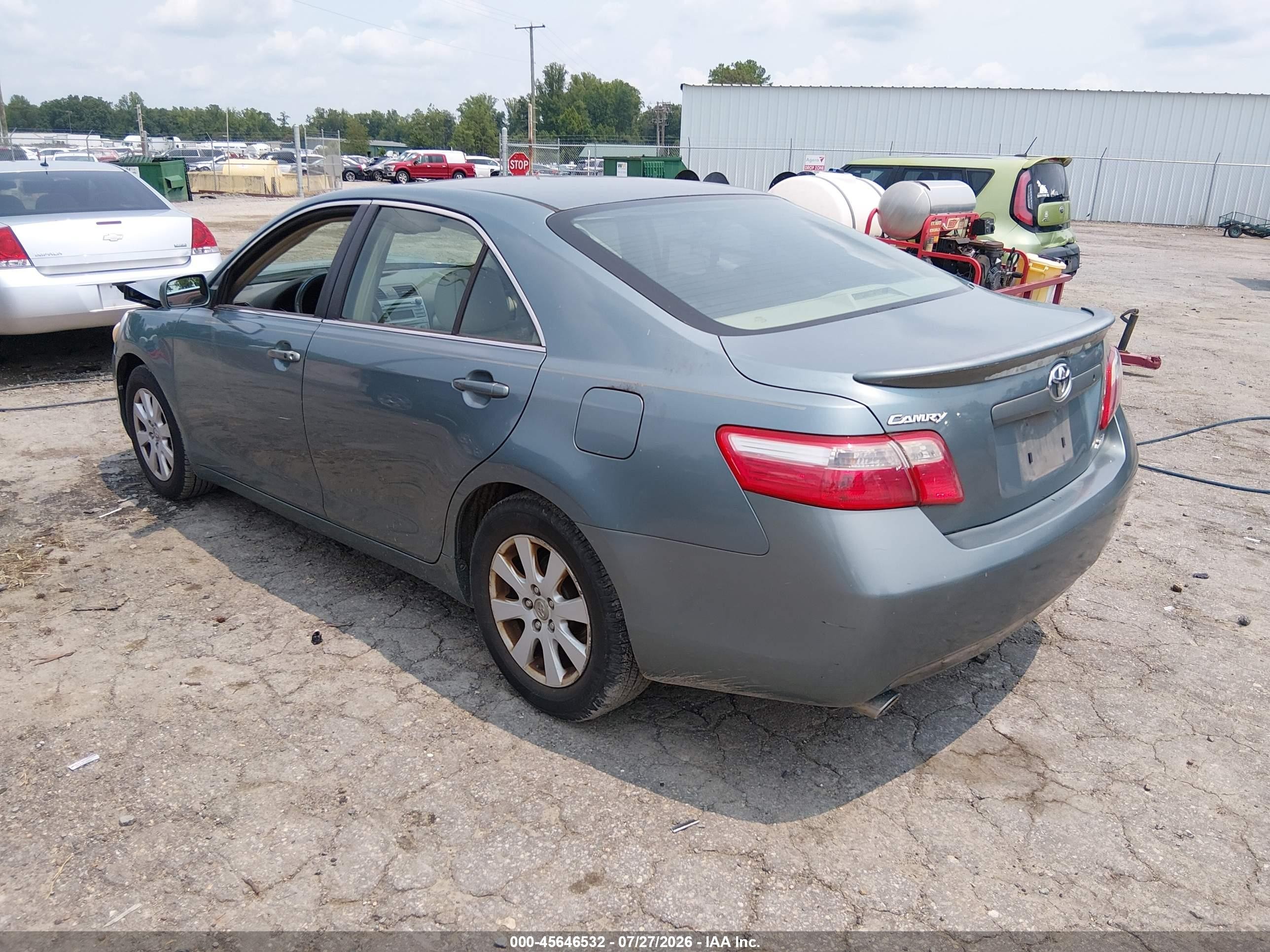 2009 Toyota Camry Xle V6 Green vin: 4T1BK46K69U592363