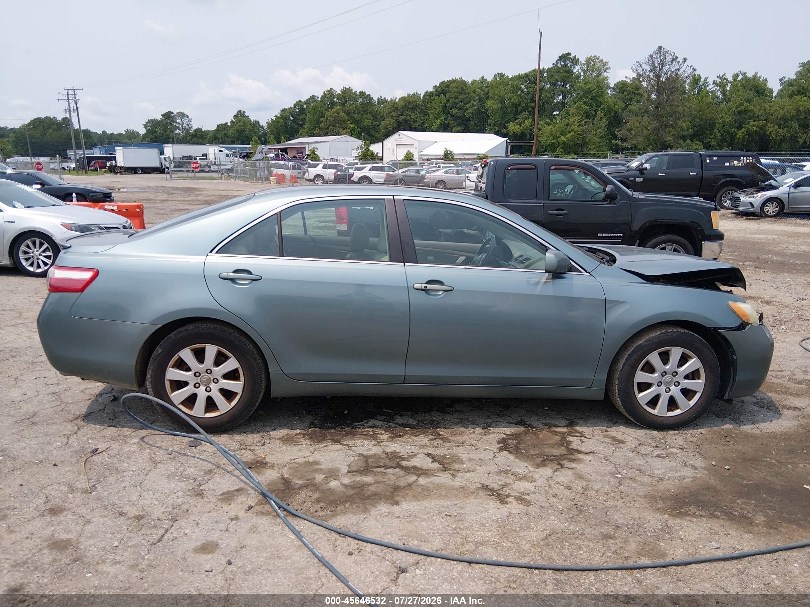 2009 Toyota Camry Xle V6 Green vin: 4T1BK46K69U592363