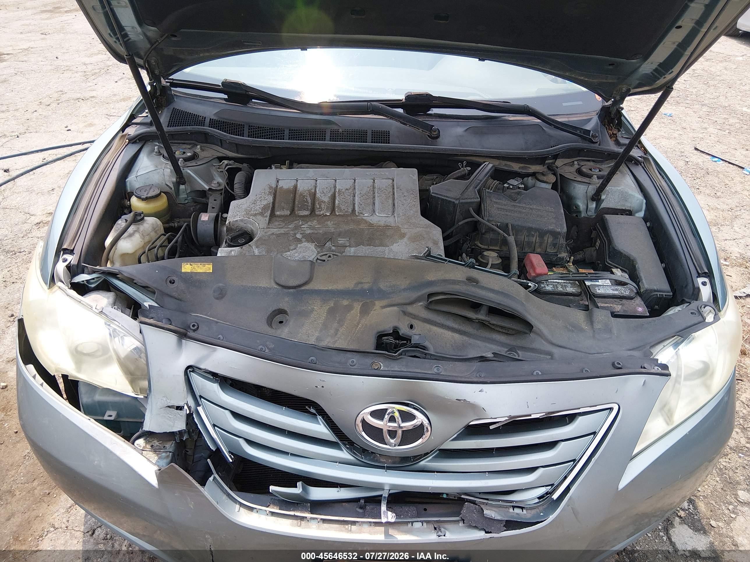2009 Toyota Camry Xle V6 Green vin: 4T1BK46K69U592363