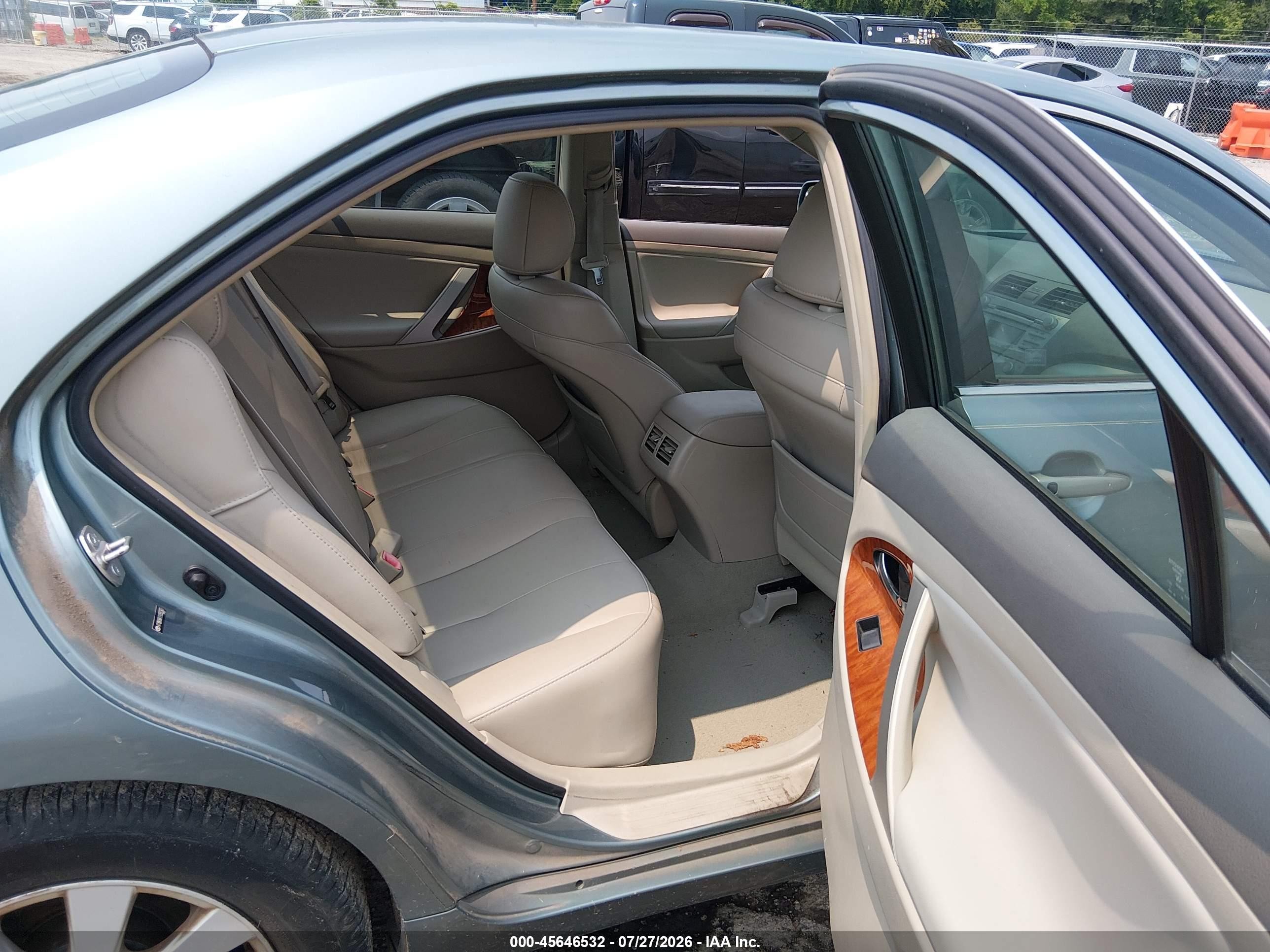 2009 Toyota Camry Xle V6 Green vin: 4T1BK46K69U592363