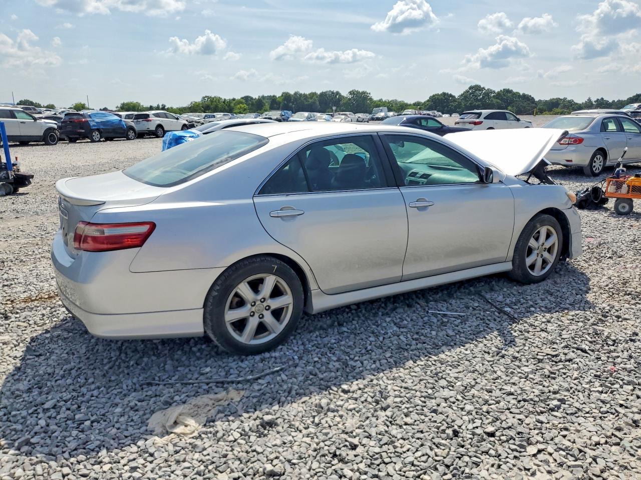 2009 Toyota Camry Se V6 Silver vin: 4T1BK46K69U594341