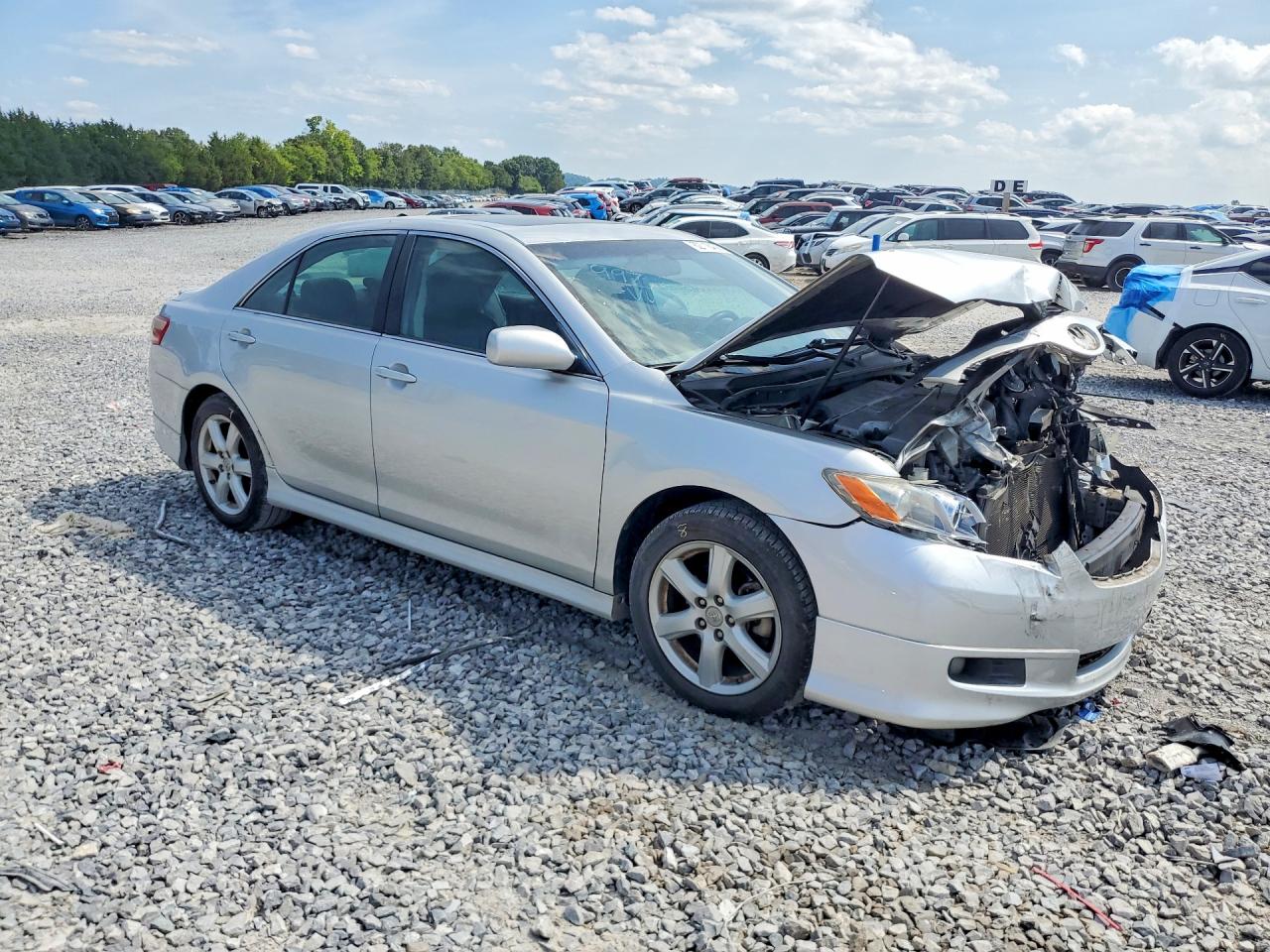 2009 Toyota Camry Se V6 Silver vin: 4T1BK46K69U594341