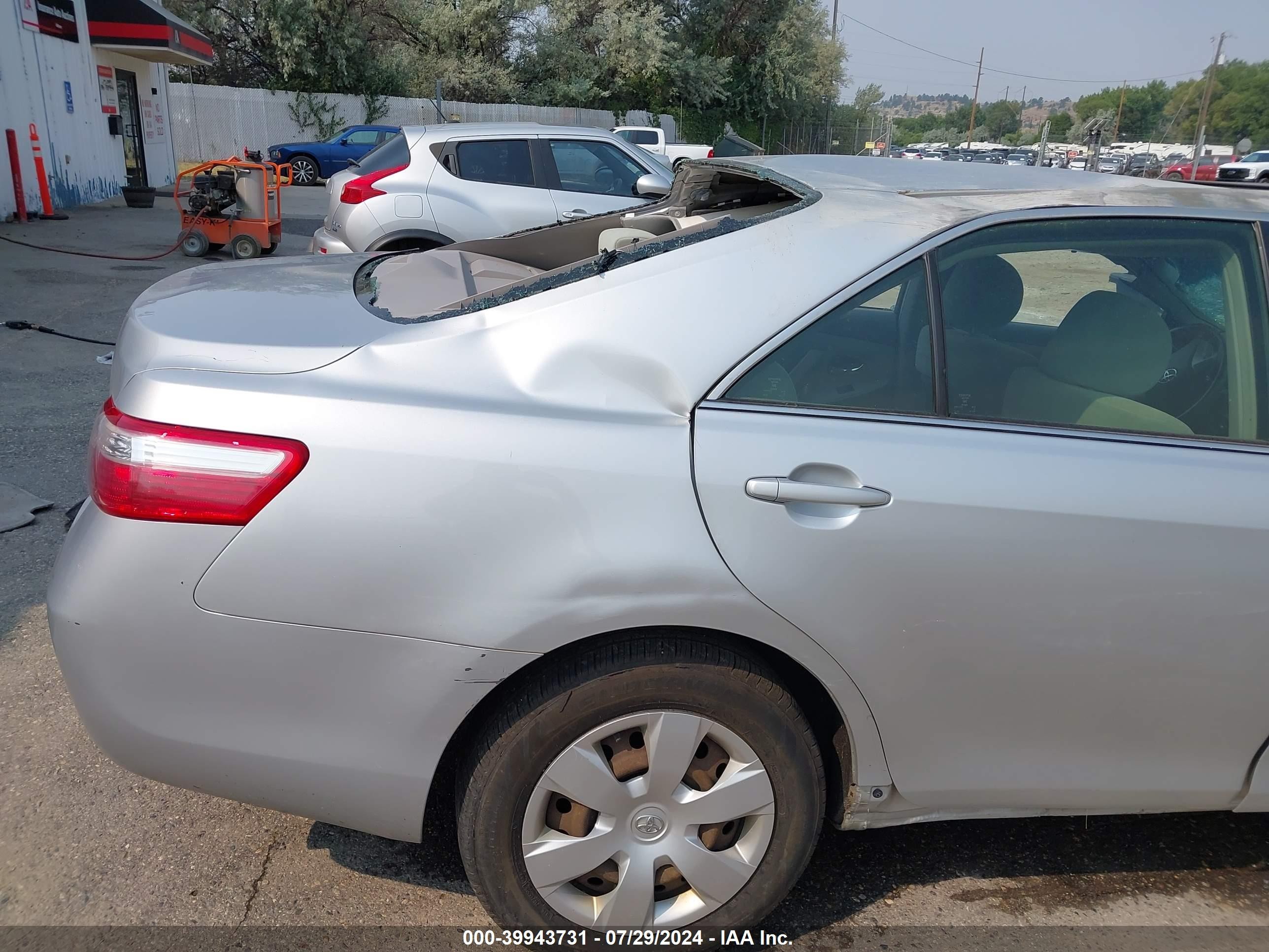 2007 Toyota Camry Le V6/se V6/xle V6 Silver vin: 4T1BK46K77U013734