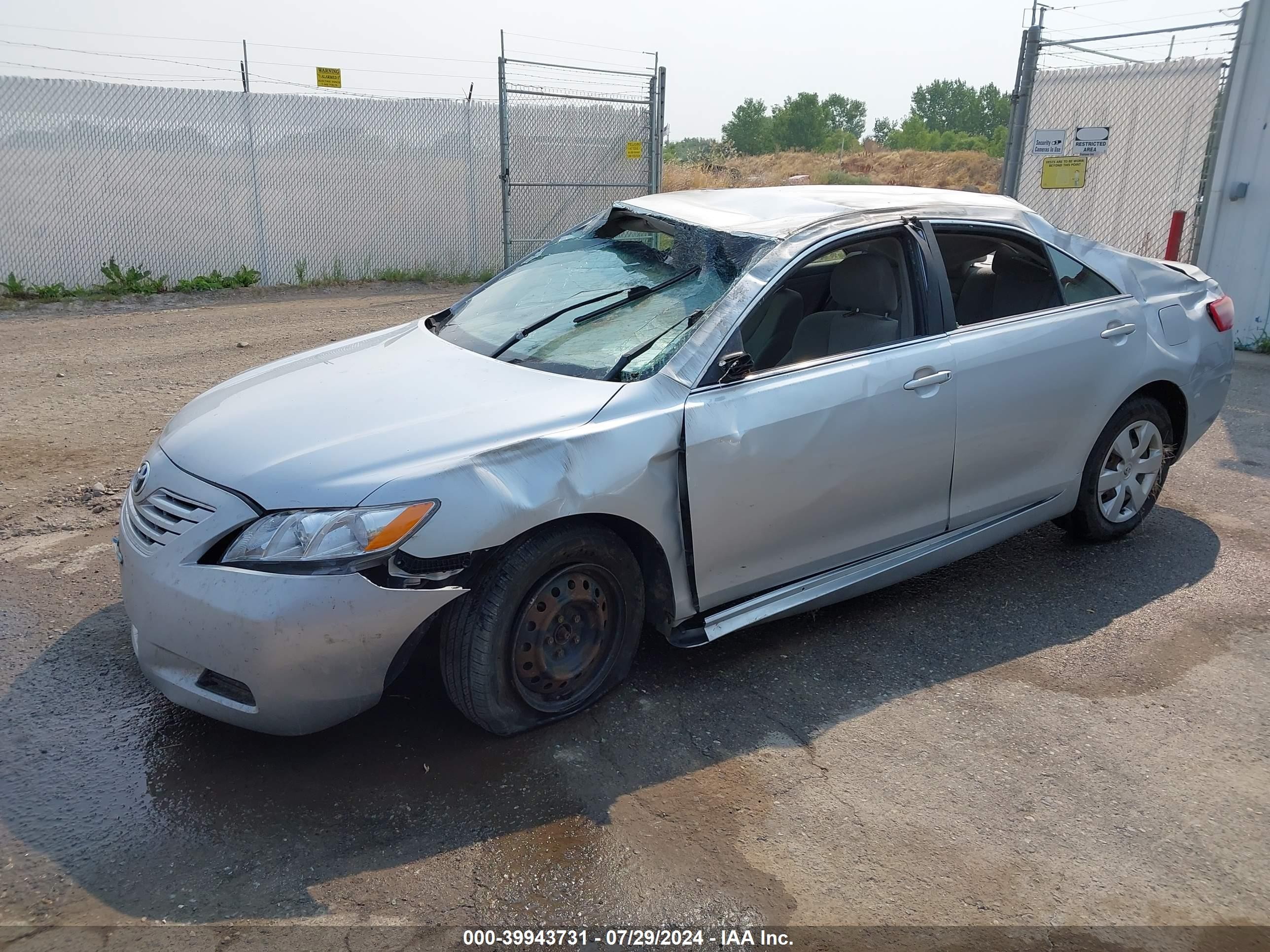 2007 Toyota Camry Le V6/se V6/xle V6 Silver vin: 4T1BK46K77U013734