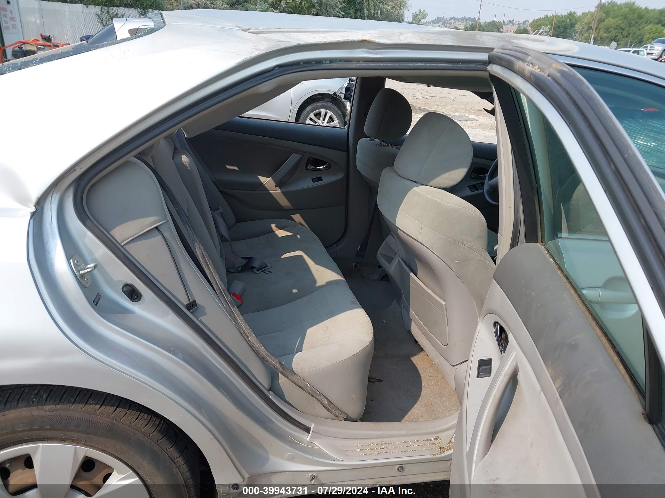 2007 Toyota Camry Le V6/se V6/xle V6 Silver vin: 4T1BK46K77U013734