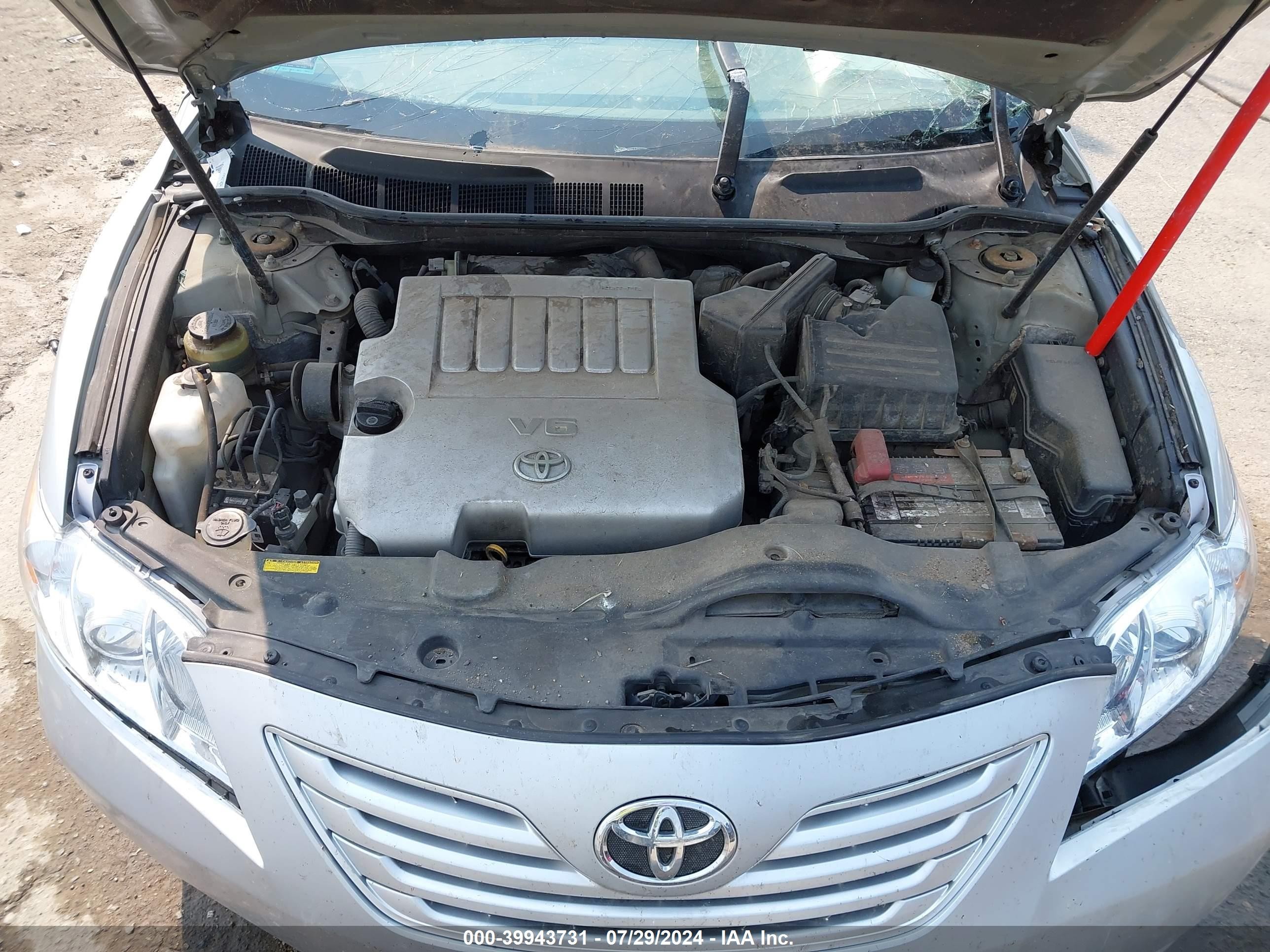 2007 Toyota Camry Le V6/se V6/xle V6 Silver vin: 4T1BK46K77U013734