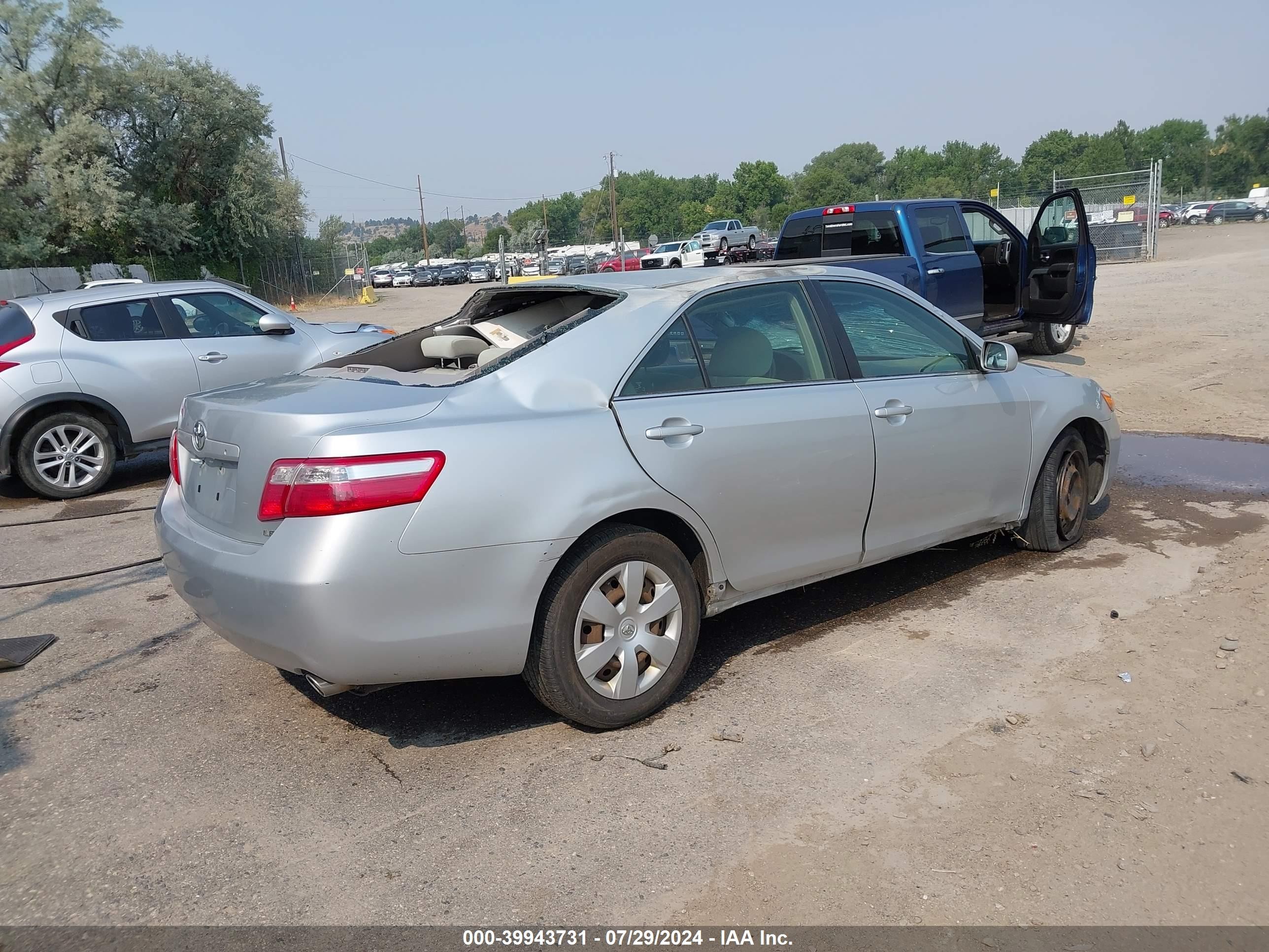 2007 Toyota Camry Le V6/se V6/xle V6 Silver vin: 4T1BK46K77U013734