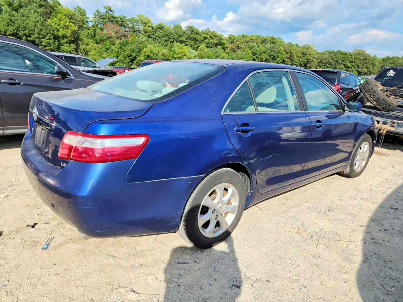 2007 Toyota Camry Le V6 Blue vin: 4T1BK46K77U025401
