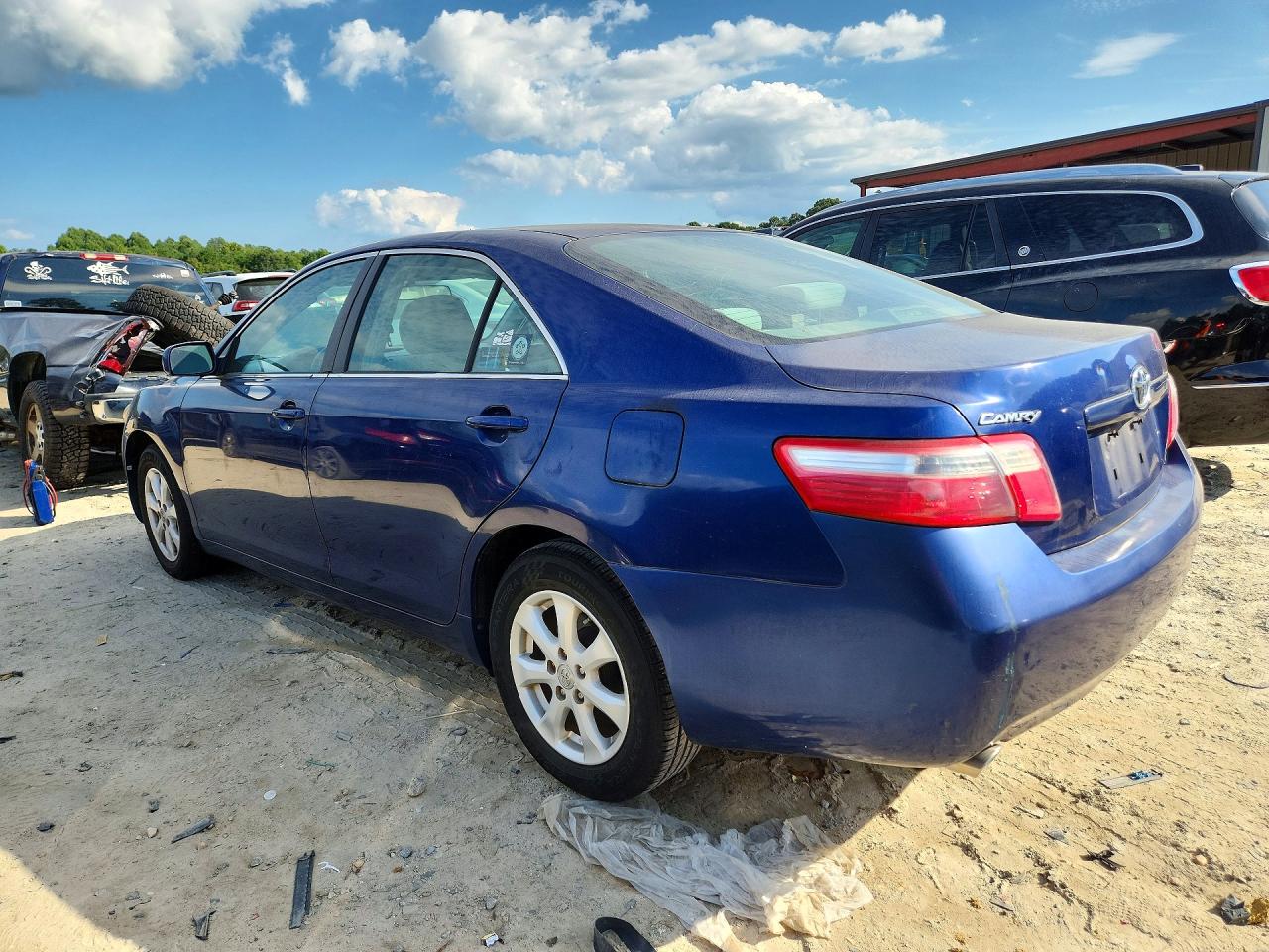 2007 Toyota Camry Le V6 Blue vin: 4T1BK46K77U025401