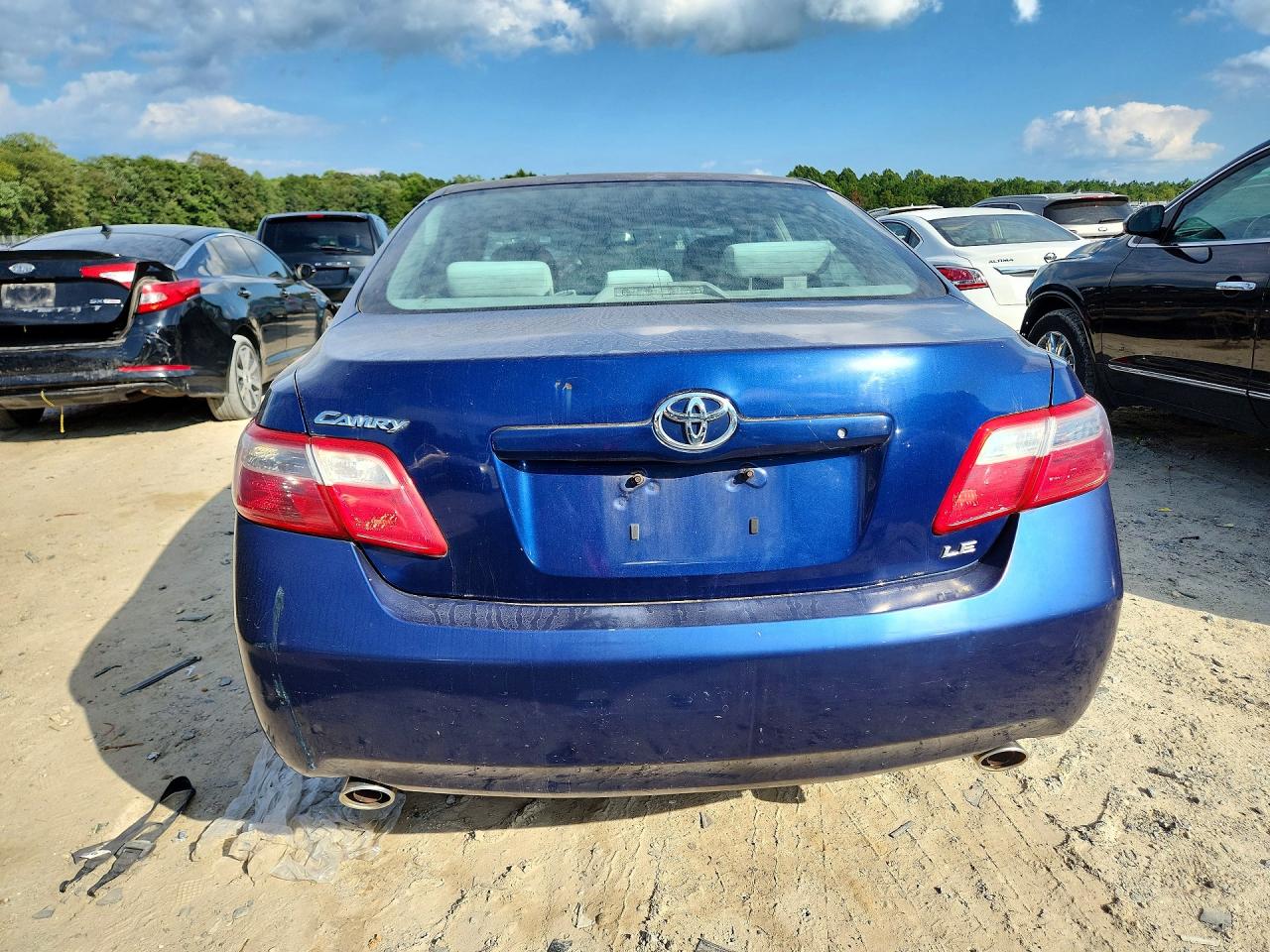 2007 Toyota Camry Le V6 Blue vin: 4T1BK46K77U025401