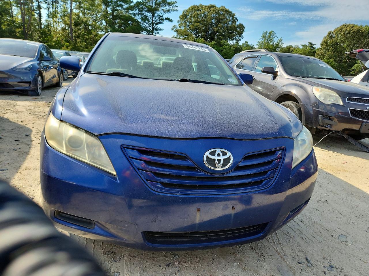2007 Toyota Camry Le V6 Blue vin: 4T1BK46K77U025401