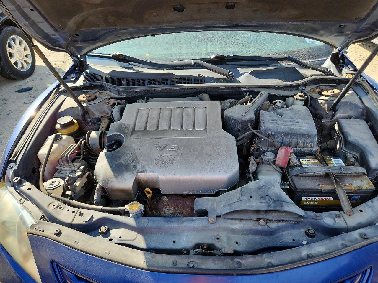 2007 Toyota Camry Le V6 Blue vin: 4T1BK46K77U025401