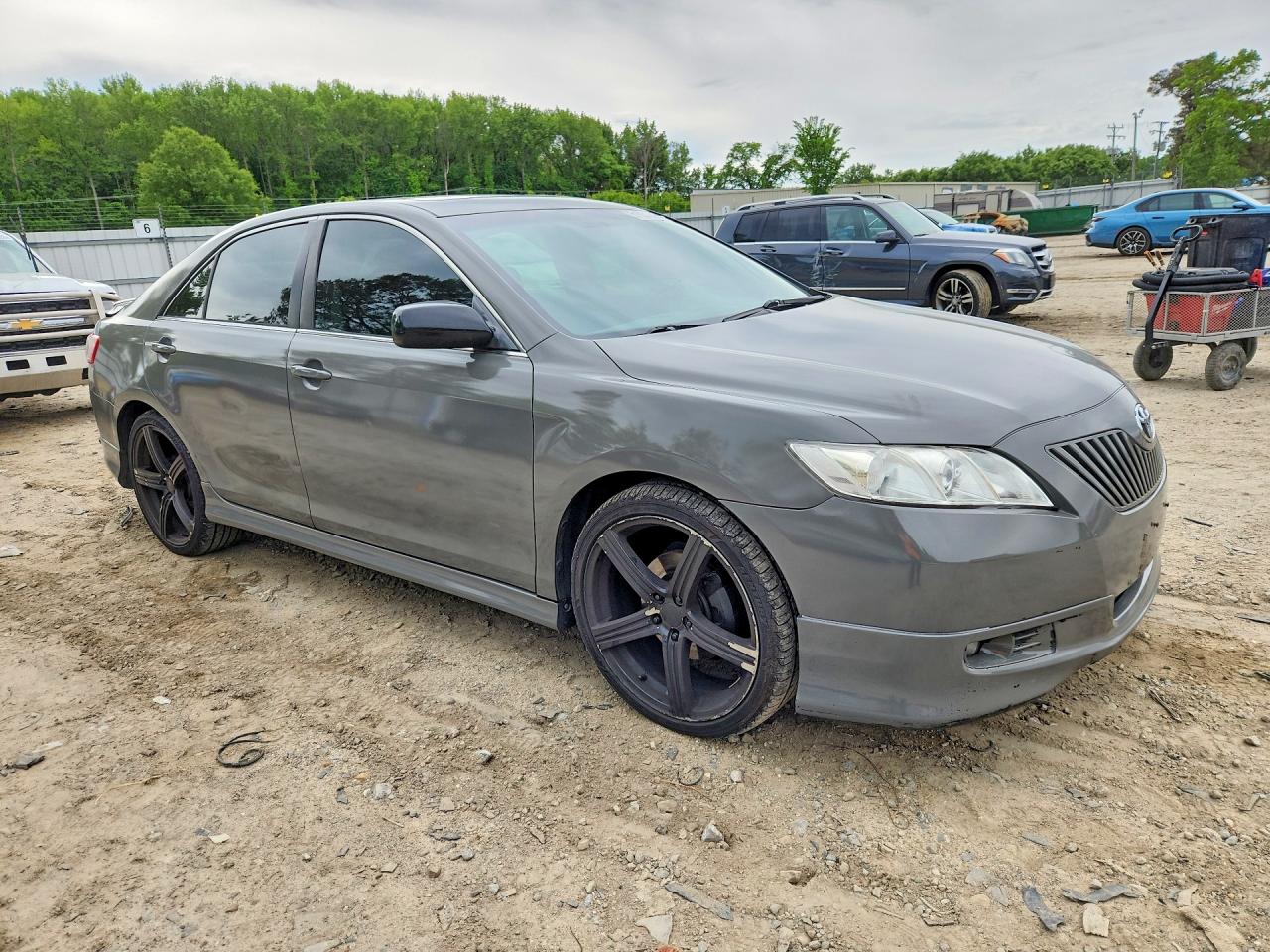 2007 Toyota Camry Se V6 Gray vin: 4T1BK46K77U026998