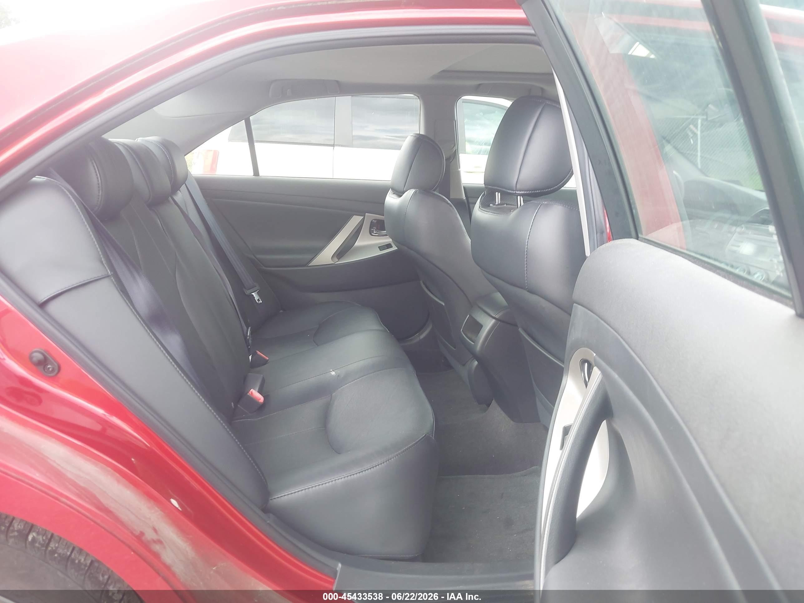 2007 Toyota Camry Se V6 Red vin: 4T1BK46K77U028279