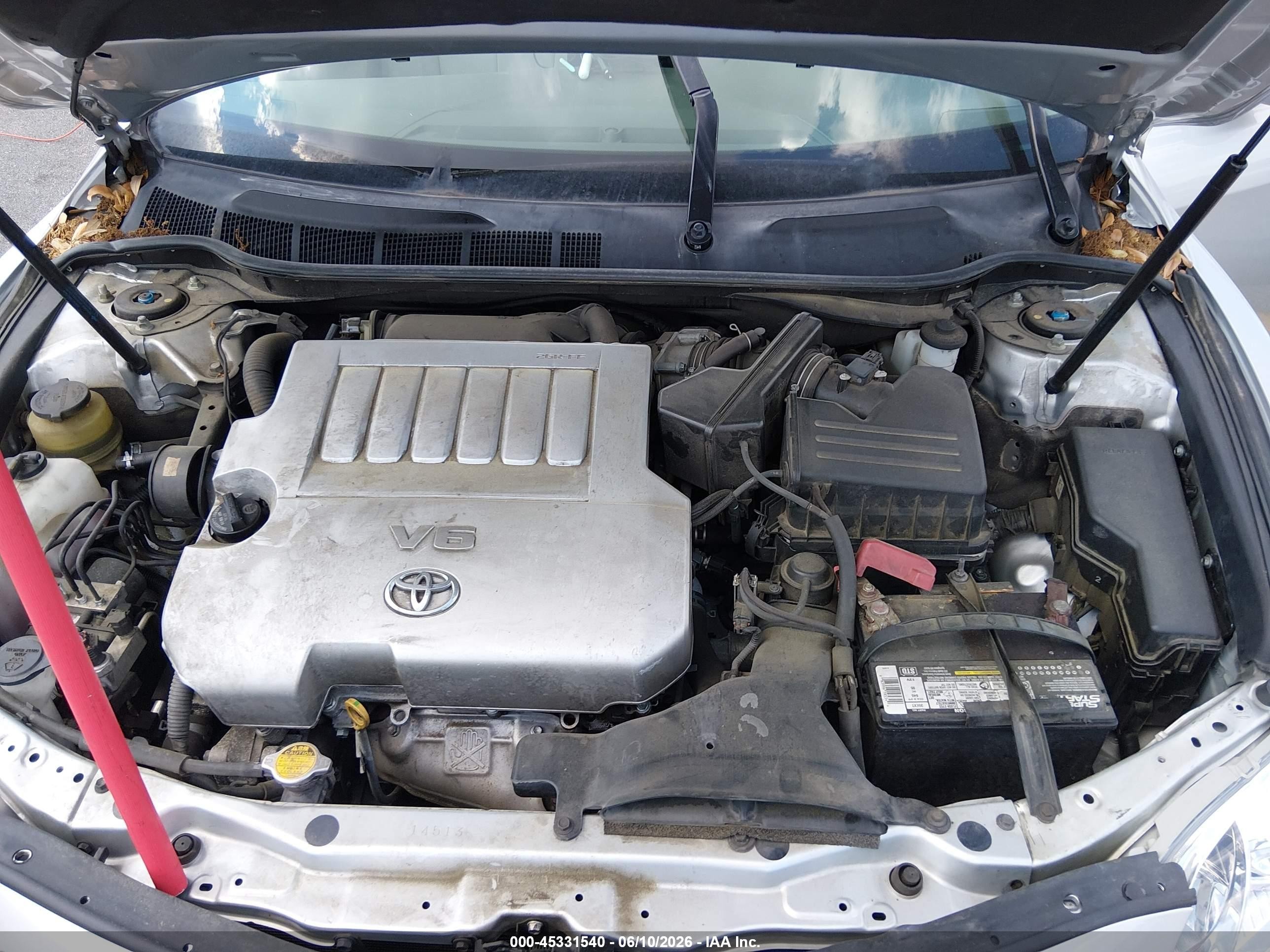2007 Toyota Camry Le V6 Silver vin: 4T1BK46K77U034471