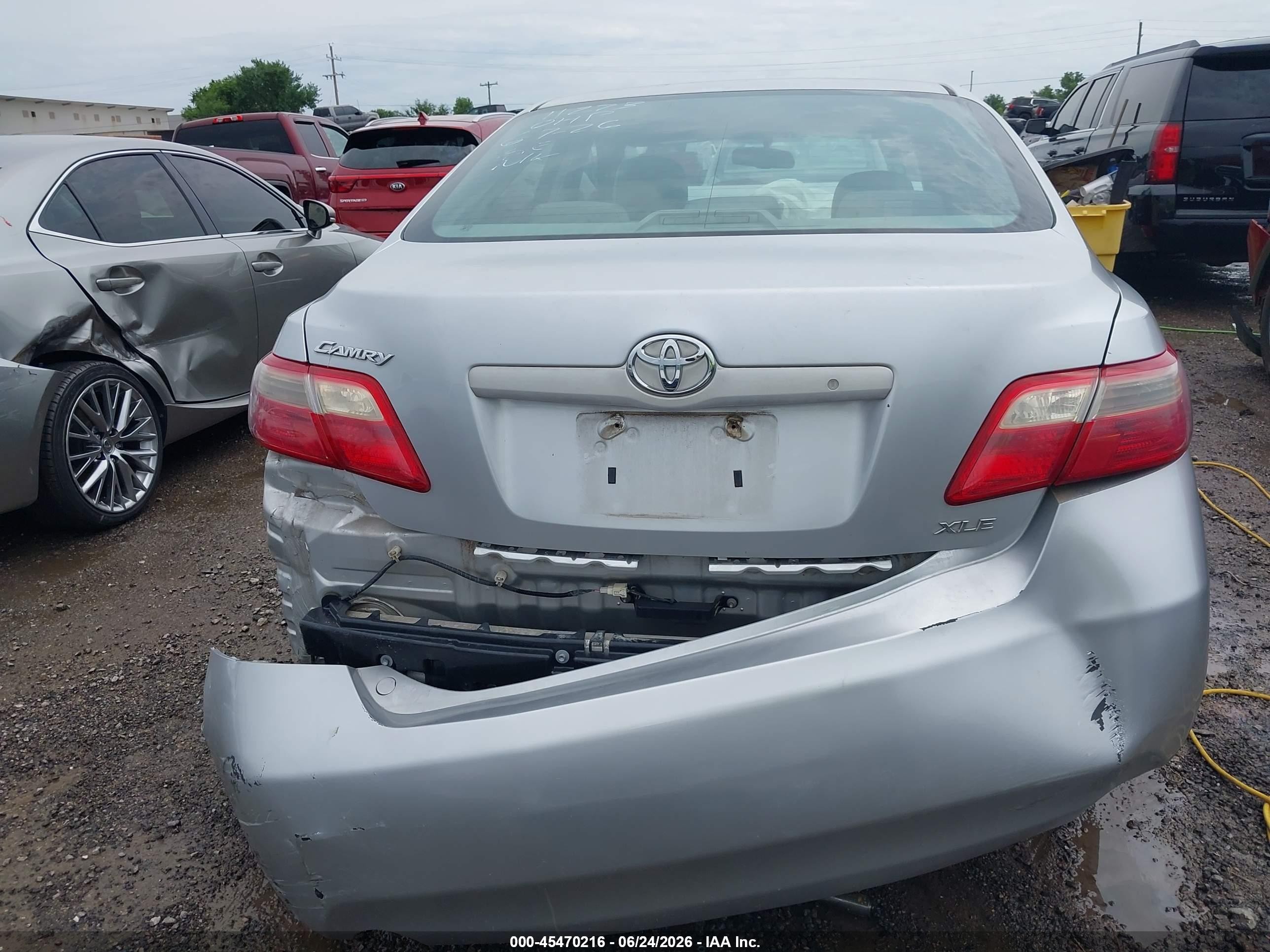 2007 Toyota Camry Xle V6 Silver vin: 4T1BK46K77U034874