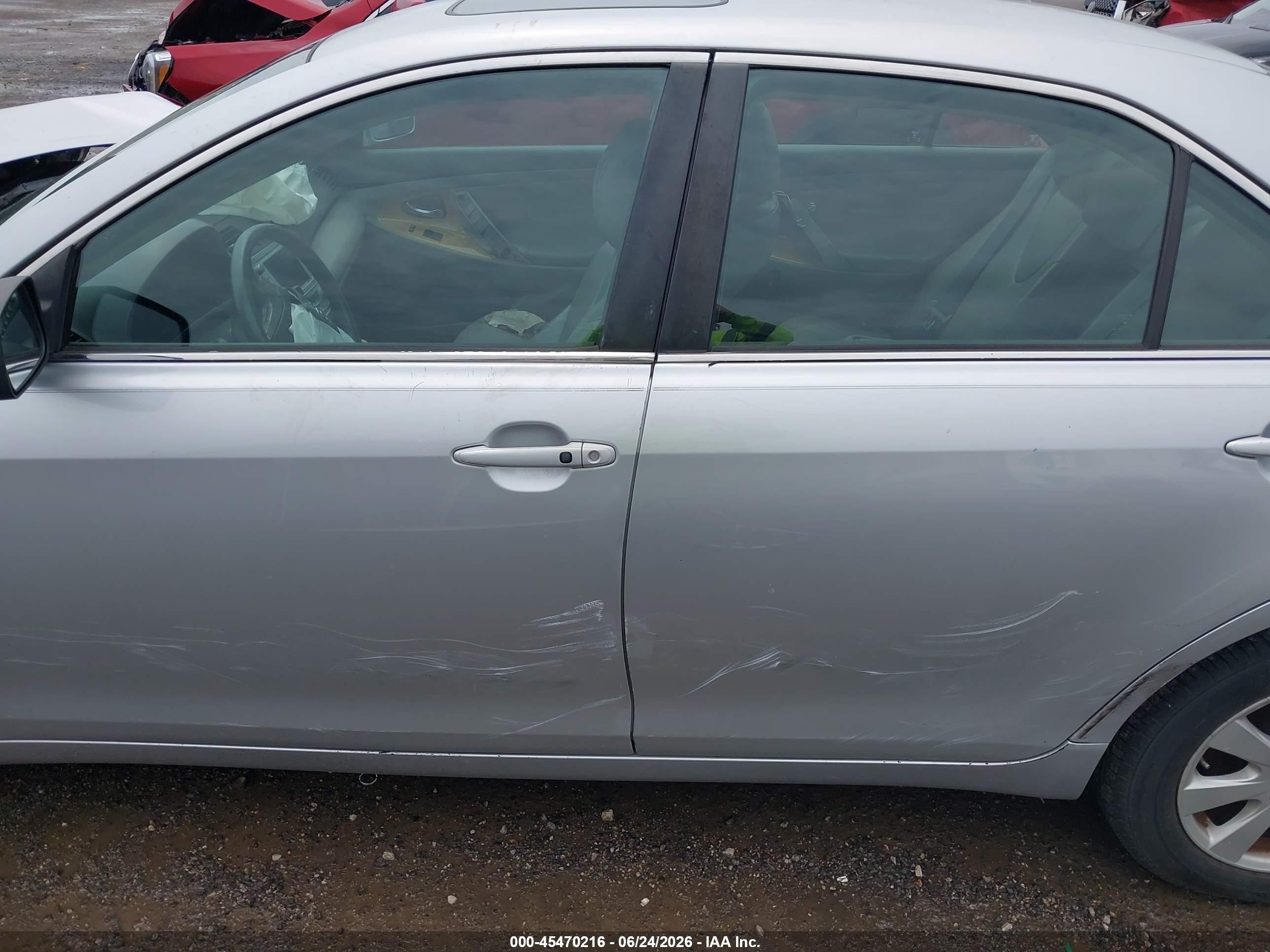2007 Toyota Camry Xle V6 Silver vin: 4T1BK46K77U034874