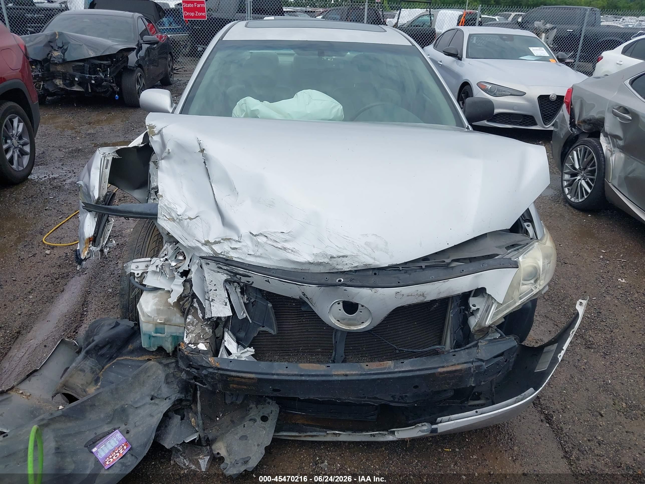 2007 Toyota Camry Xle V6 Silver vin: 4T1BK46K77U034874
