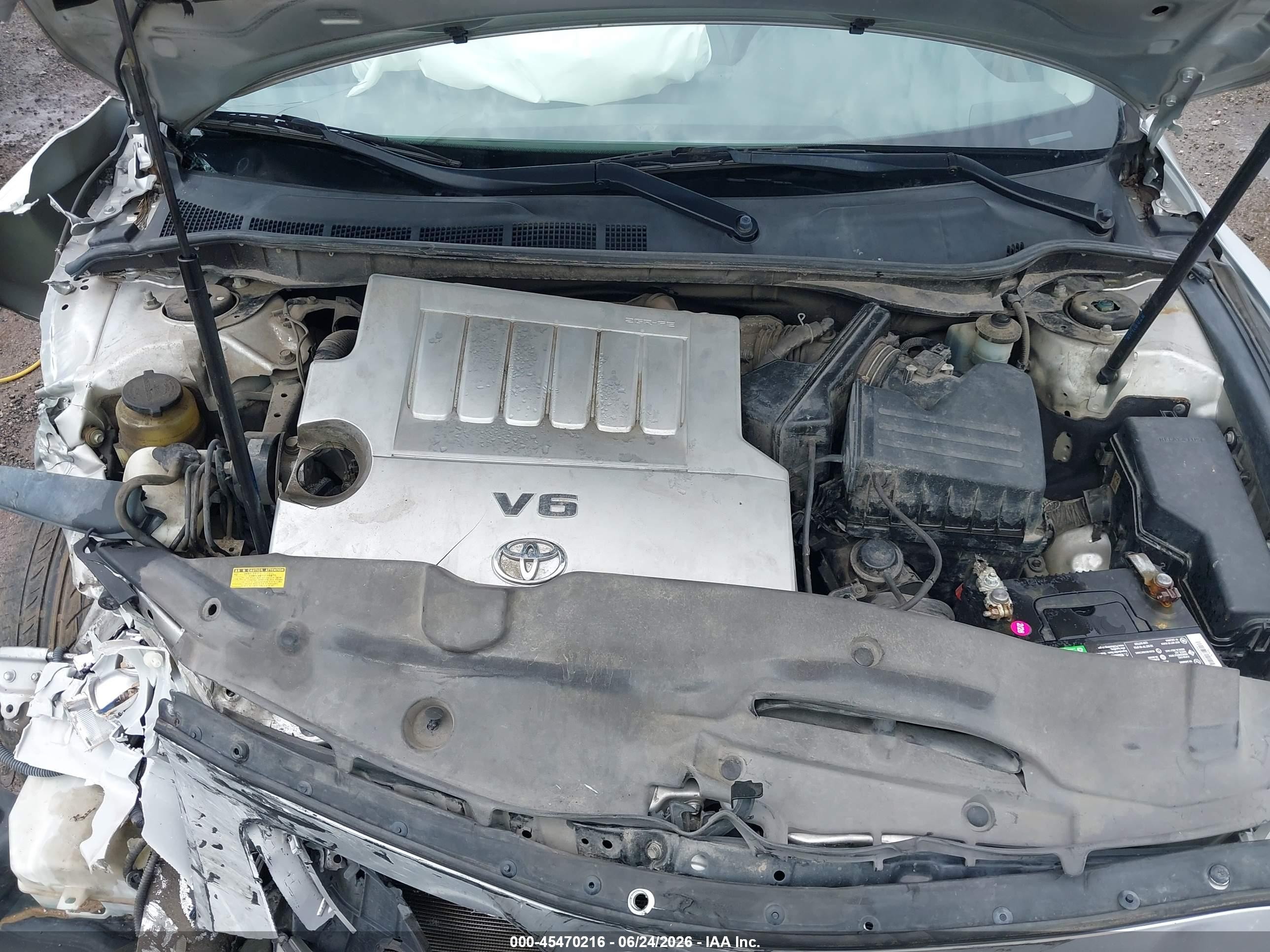 2007 Toyota Camry Xle V6 Silver vin: 4T1BK46K77U034874
