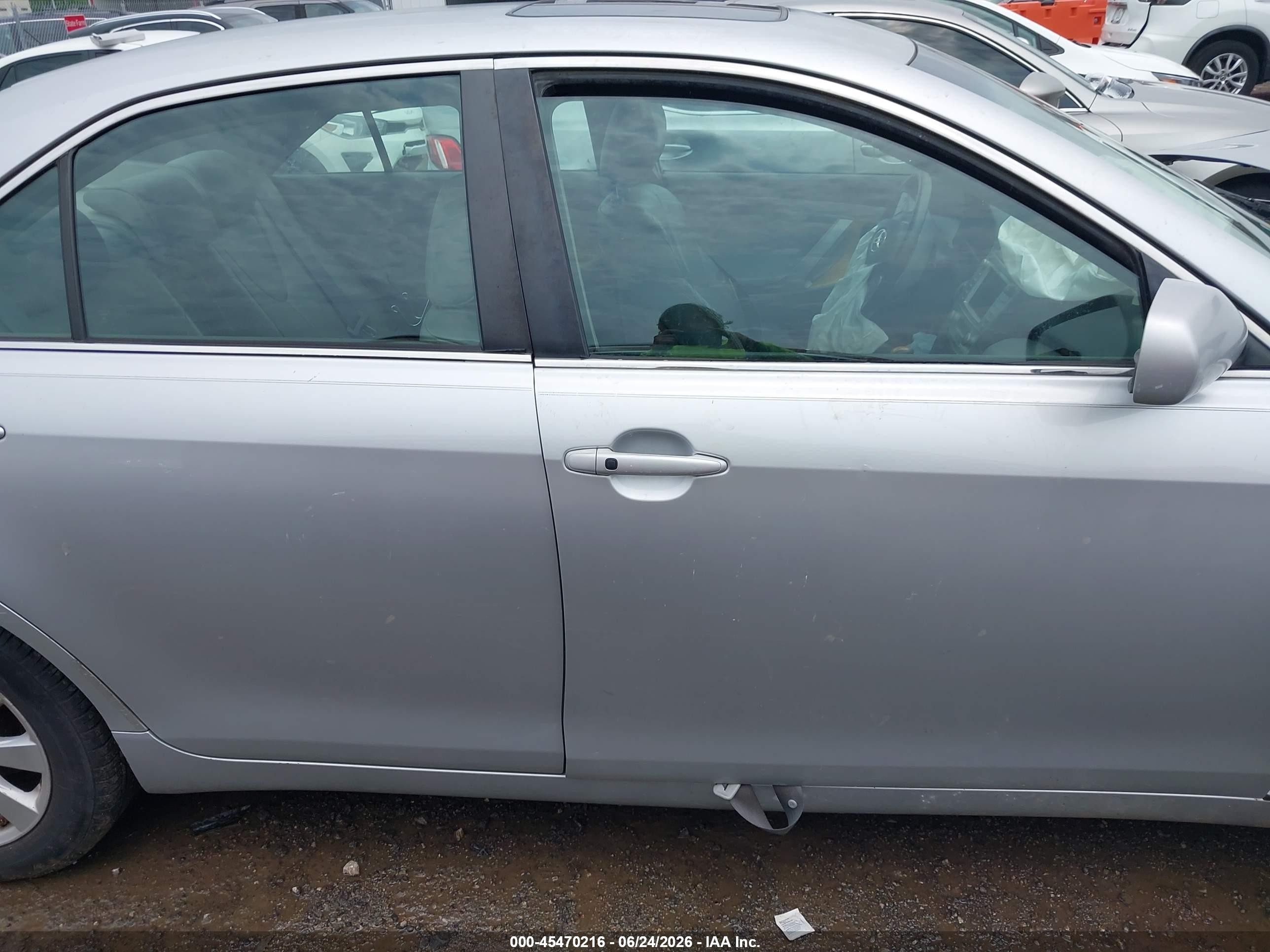 2007 Toyota Camry Xle V6 Silver vin: 4T1BK46K77U034874