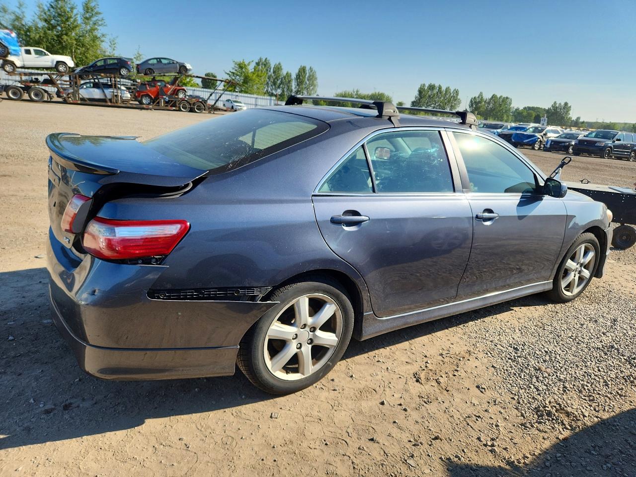 2007 Toyota Camry Le V6 Gray vin: 4T1BK46K77U044062