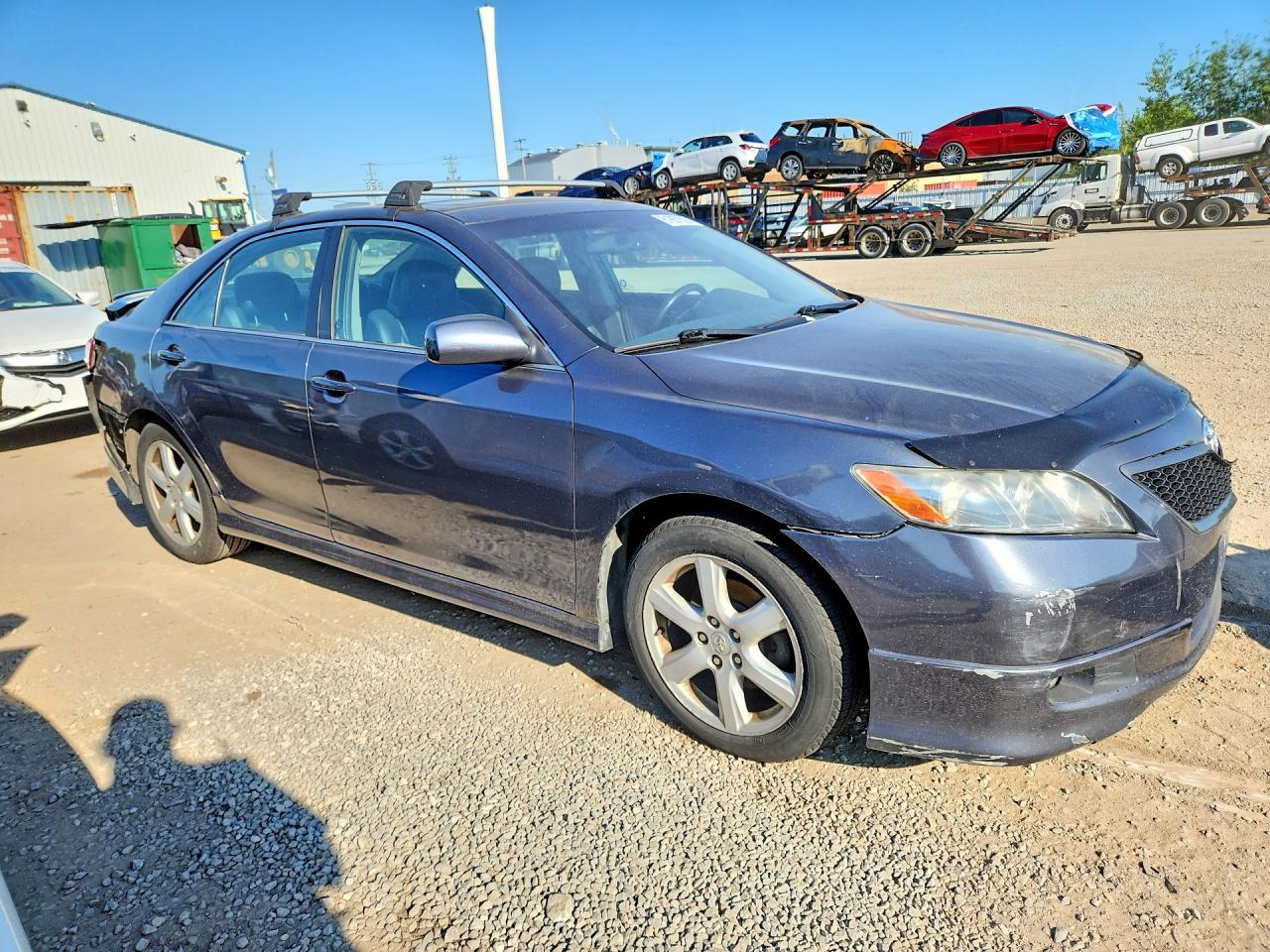2007 Toyota Camry Le V6 Gray vin: 4T1BK46K77U044062