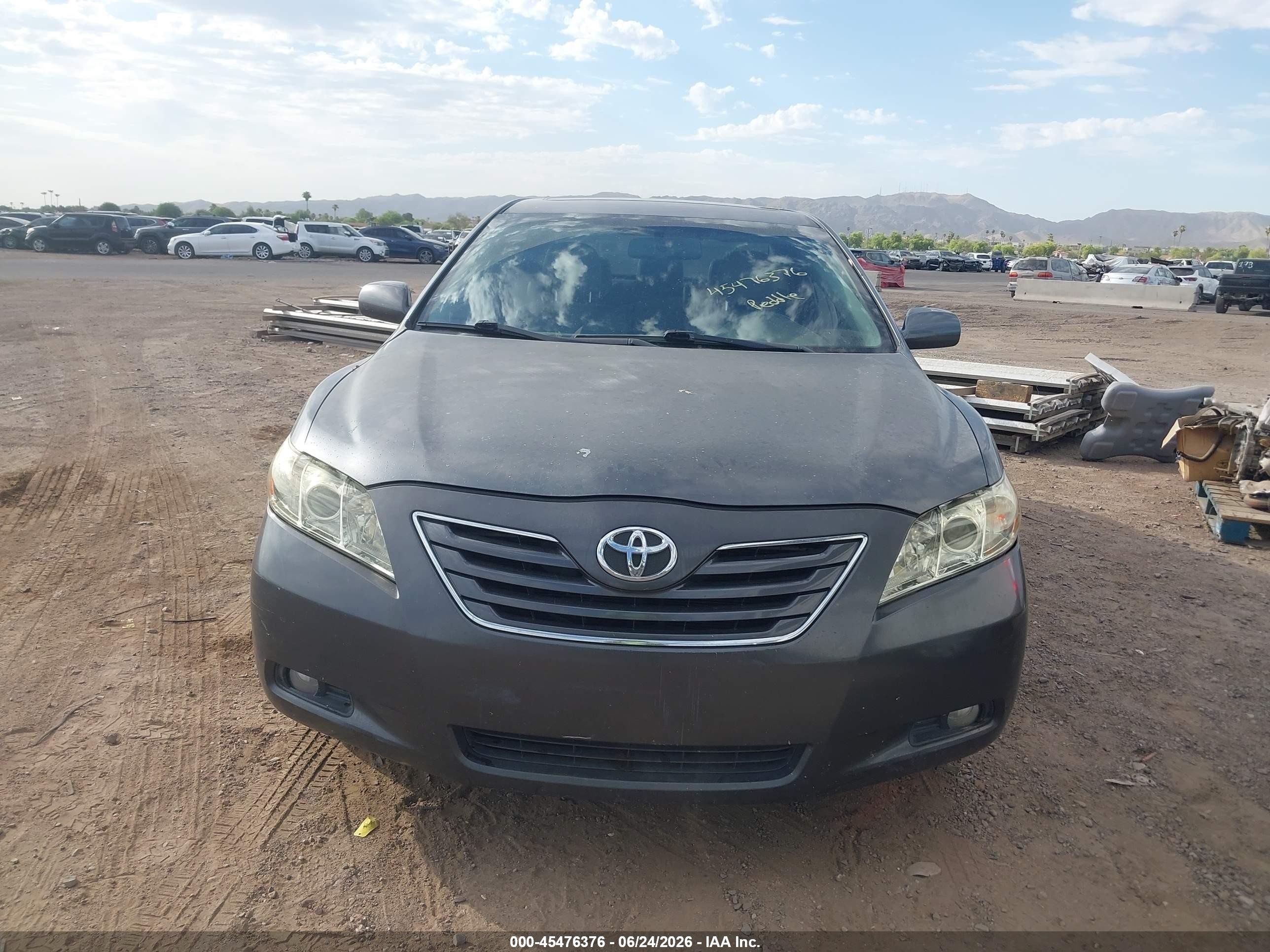 2007 Toyota Camry Xle V6 Silver vin: 4T1BK46K77U045132