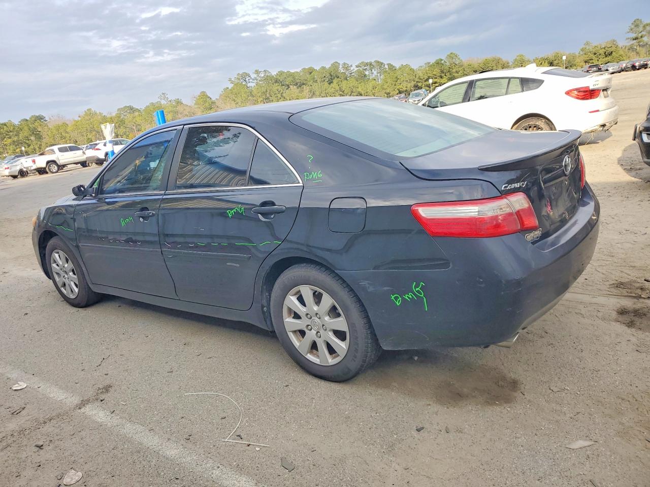 2007 Toyota Camry Xle V6 Black vin: 4T1BK46K77U048824