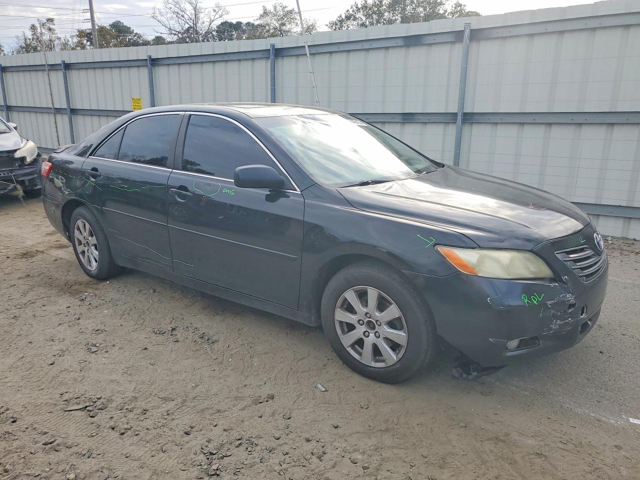 2007 Toyota Camry Xle V6 Black vin: 4T1BK46K77U048824