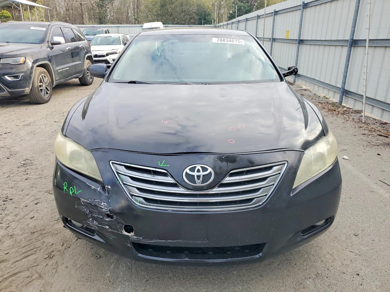 2007 Toyota Camry Xle V6 Black vin: 4T1BK46K77U048824