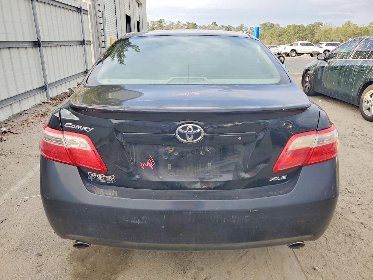 2007 Toyota Camry Xle V6 Black vin: 4T1BK46K77U048824