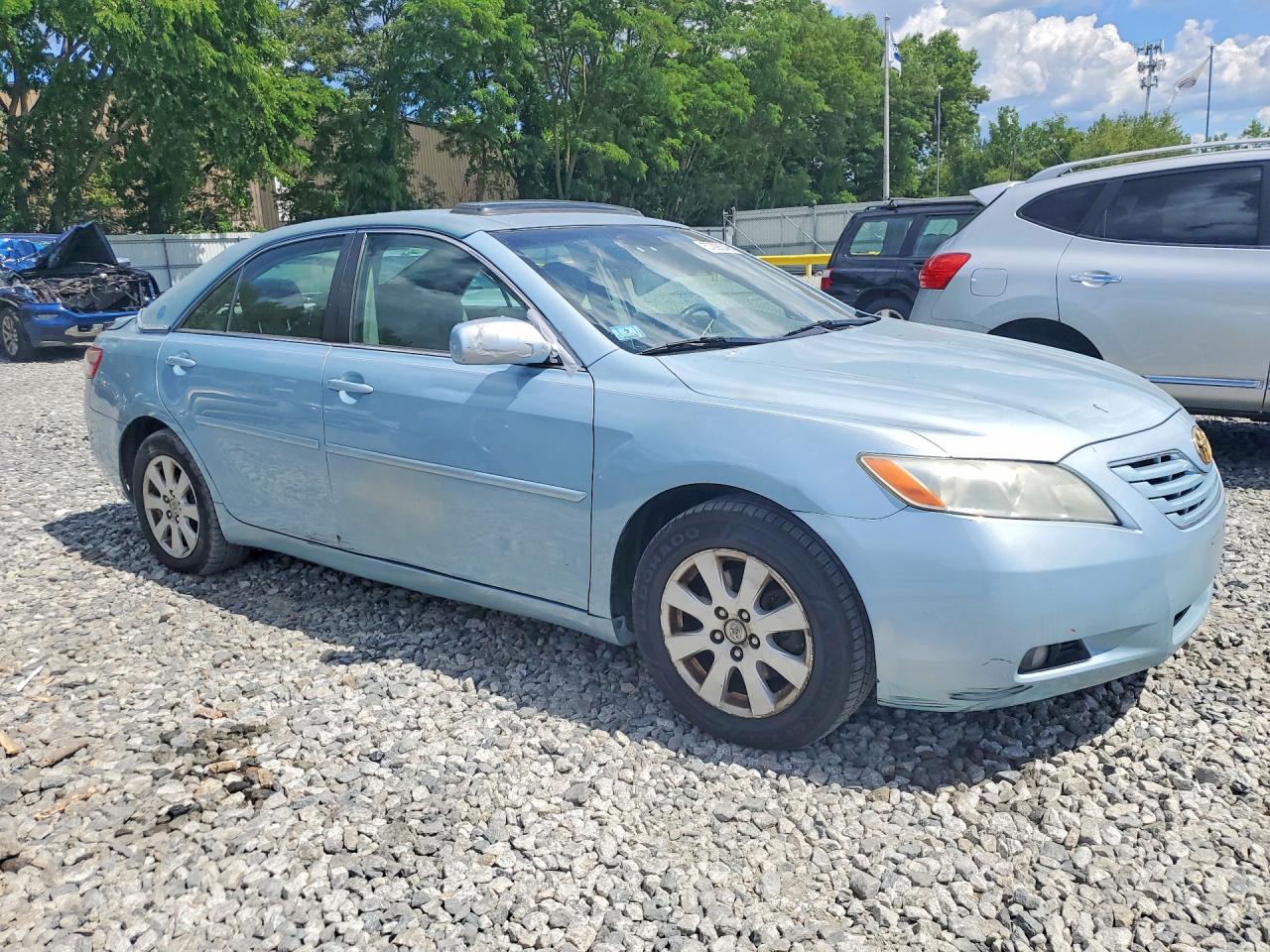 2007 Toyota Camry Xle V6 Blue vin: 4T1BK46K77U500237