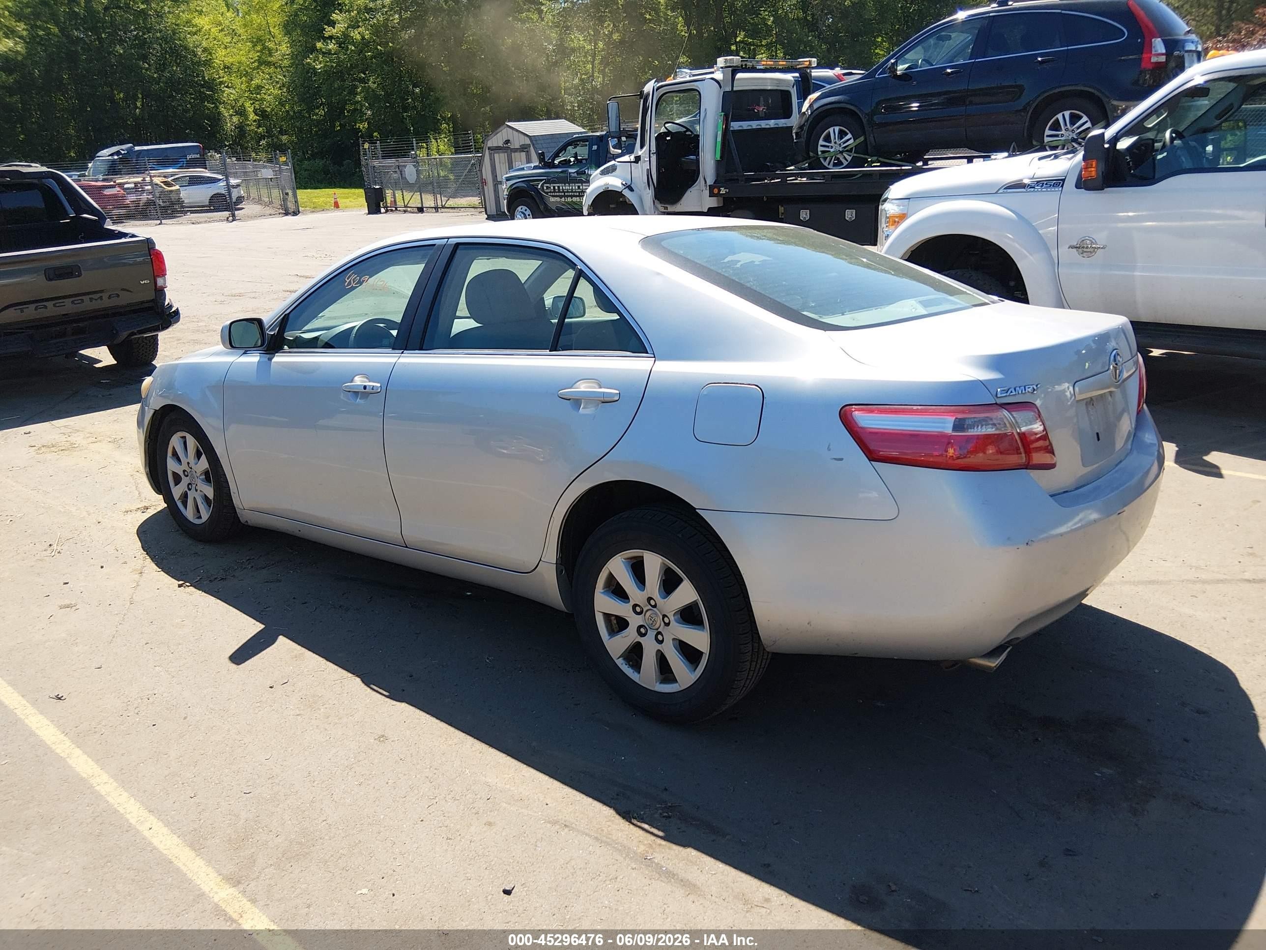 2007 Toyota Camry Xle V6 Silver vin: 4T1BK46K77U508757