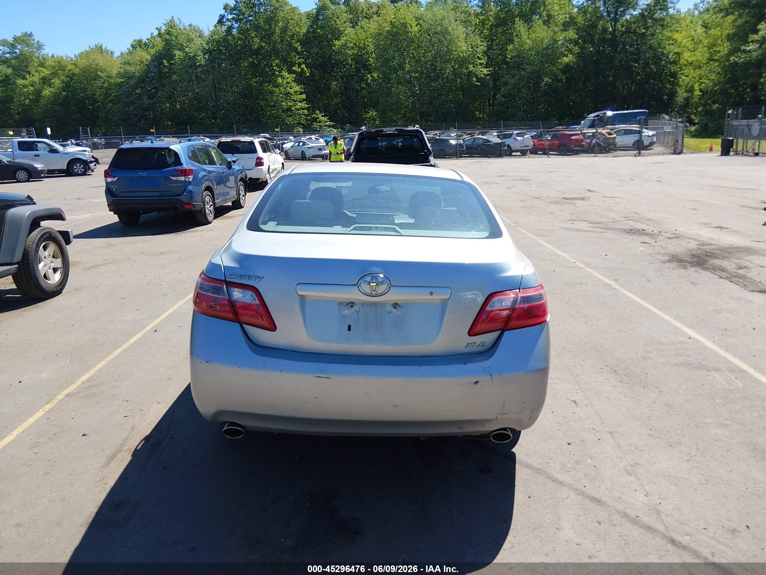 2007 Toyota Camry Xle V6 Silver vin: 4T1BK46K77U508757