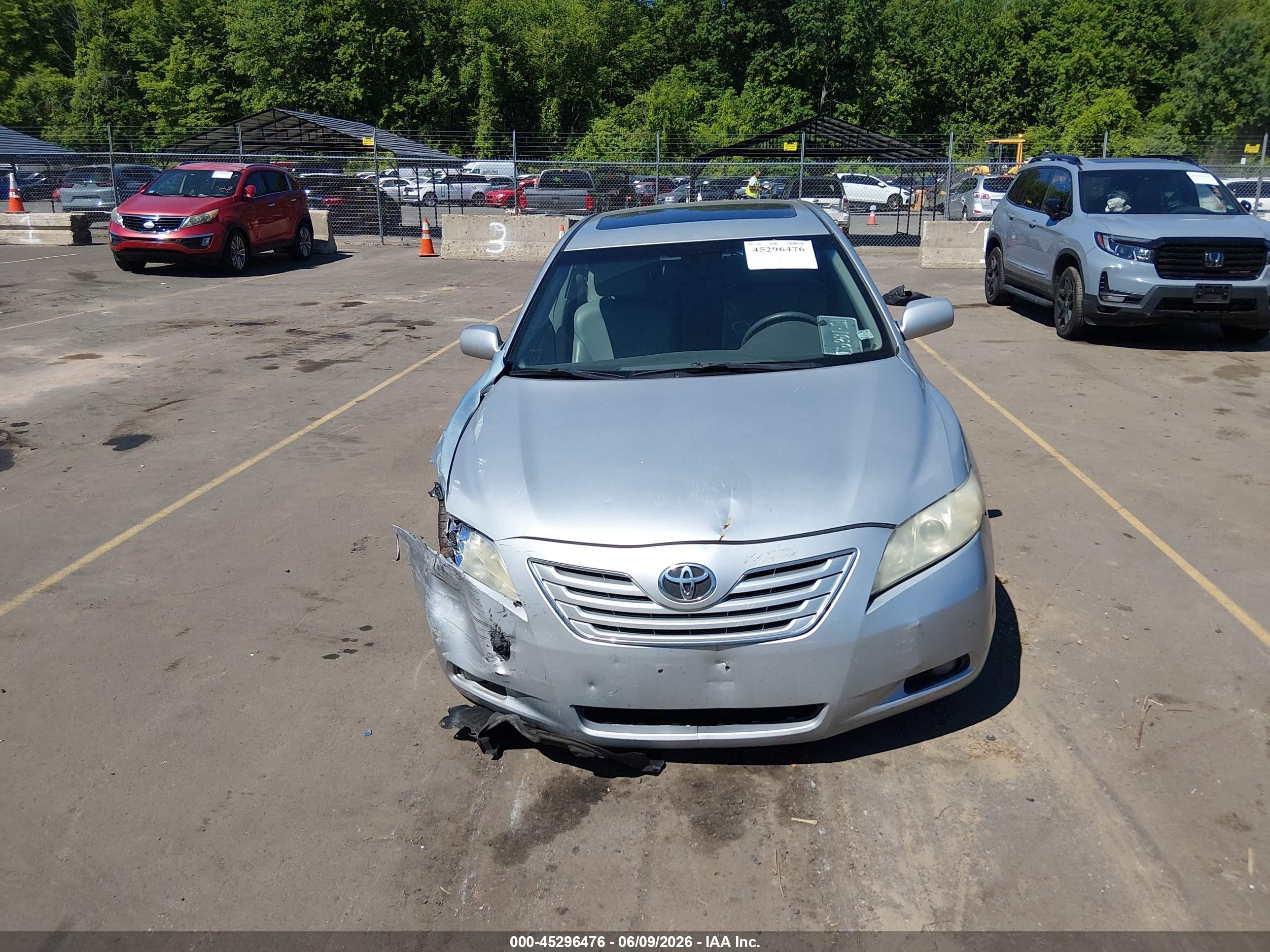 2007 Toyota Camry Xle V6 Silver vin: 4T1BK46K77U508757
