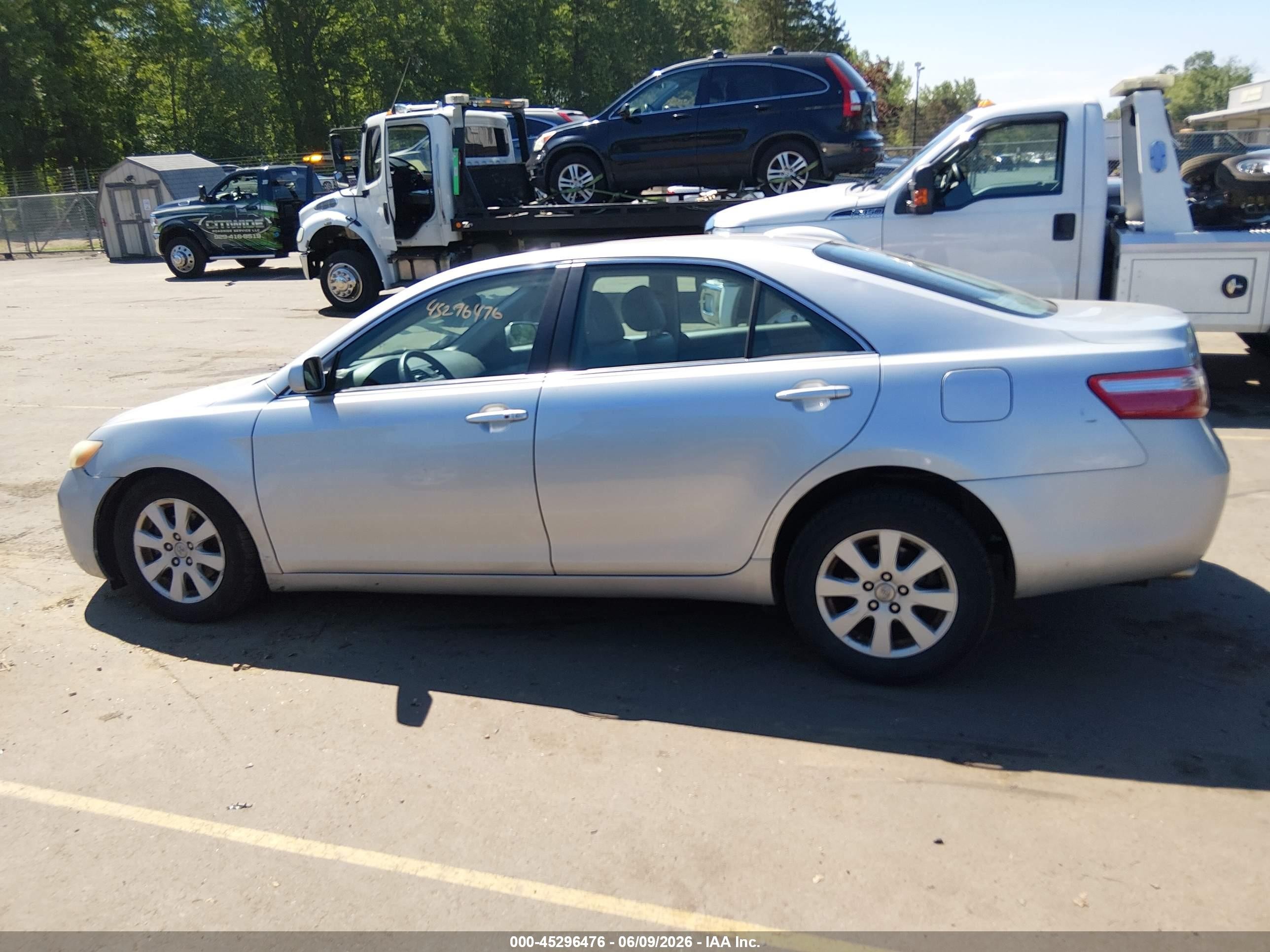 2007 Toyota Camry Xle V6 Silver vin: 4T1BK46K77U508757