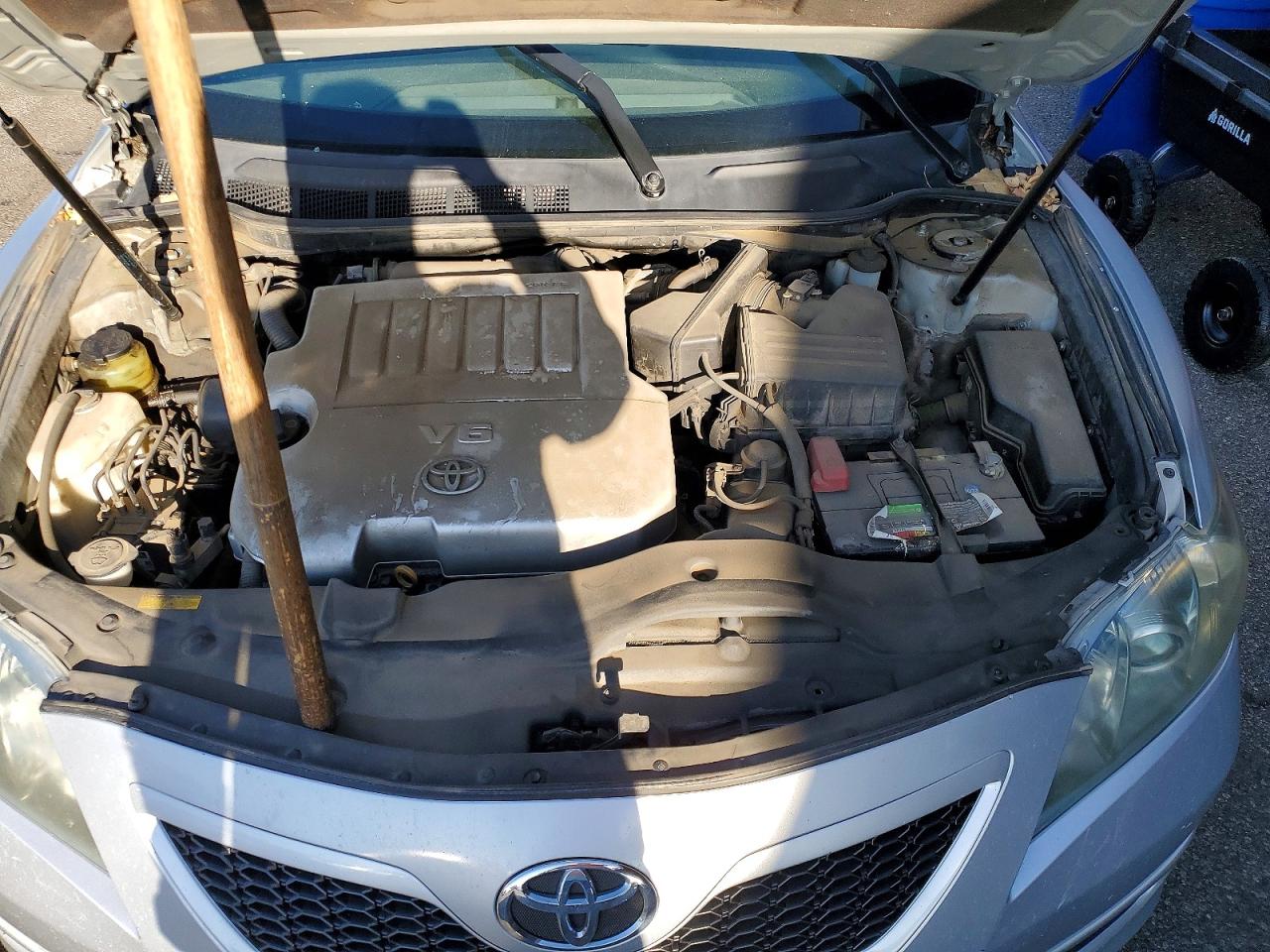 2007 Toyota Camry Se V6 Silver vin: 4T1BK46K77U525266