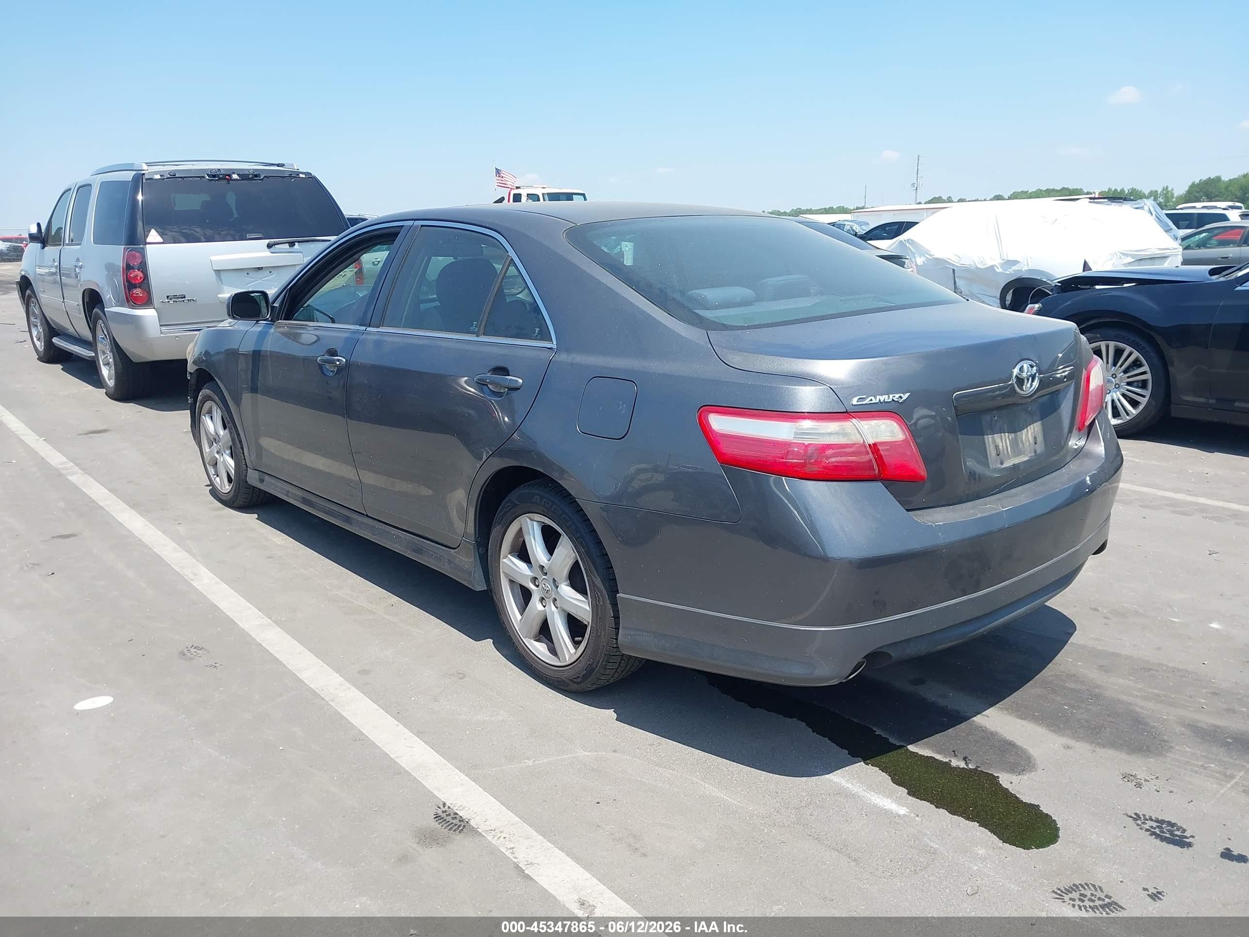 2007 Toyota Camry Se V6 Silver vin: 4T1BK46K77U534808