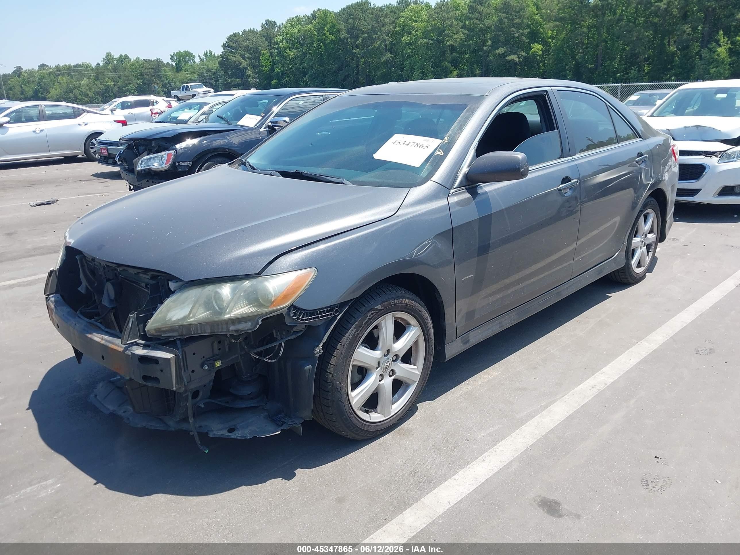 2007 Toyota Camry Se V6 Silver vin: 4T1BK46K77U534808