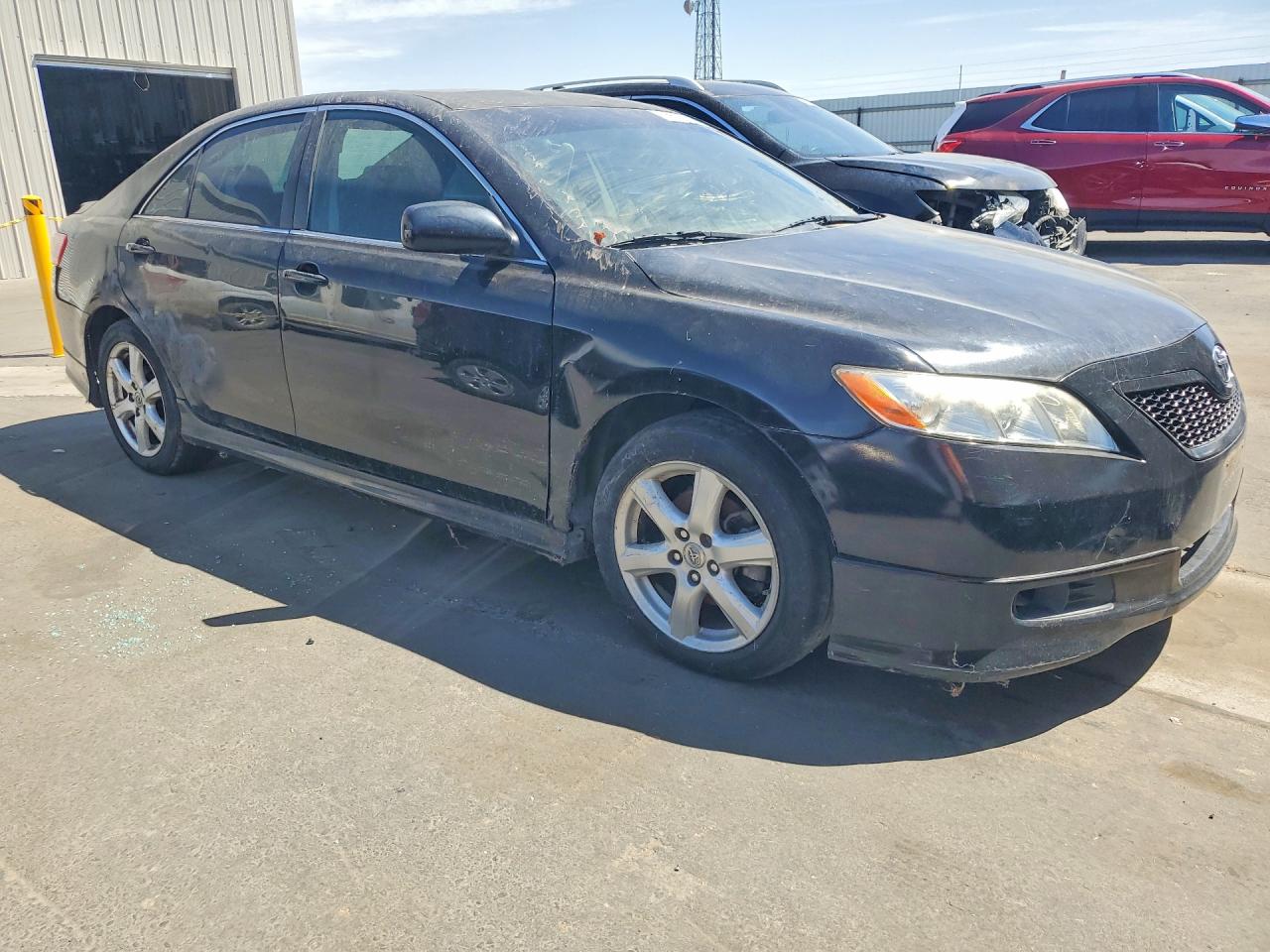 2007 Toyota Camry Se V6 Black vin: 4T1BK46K77U536493