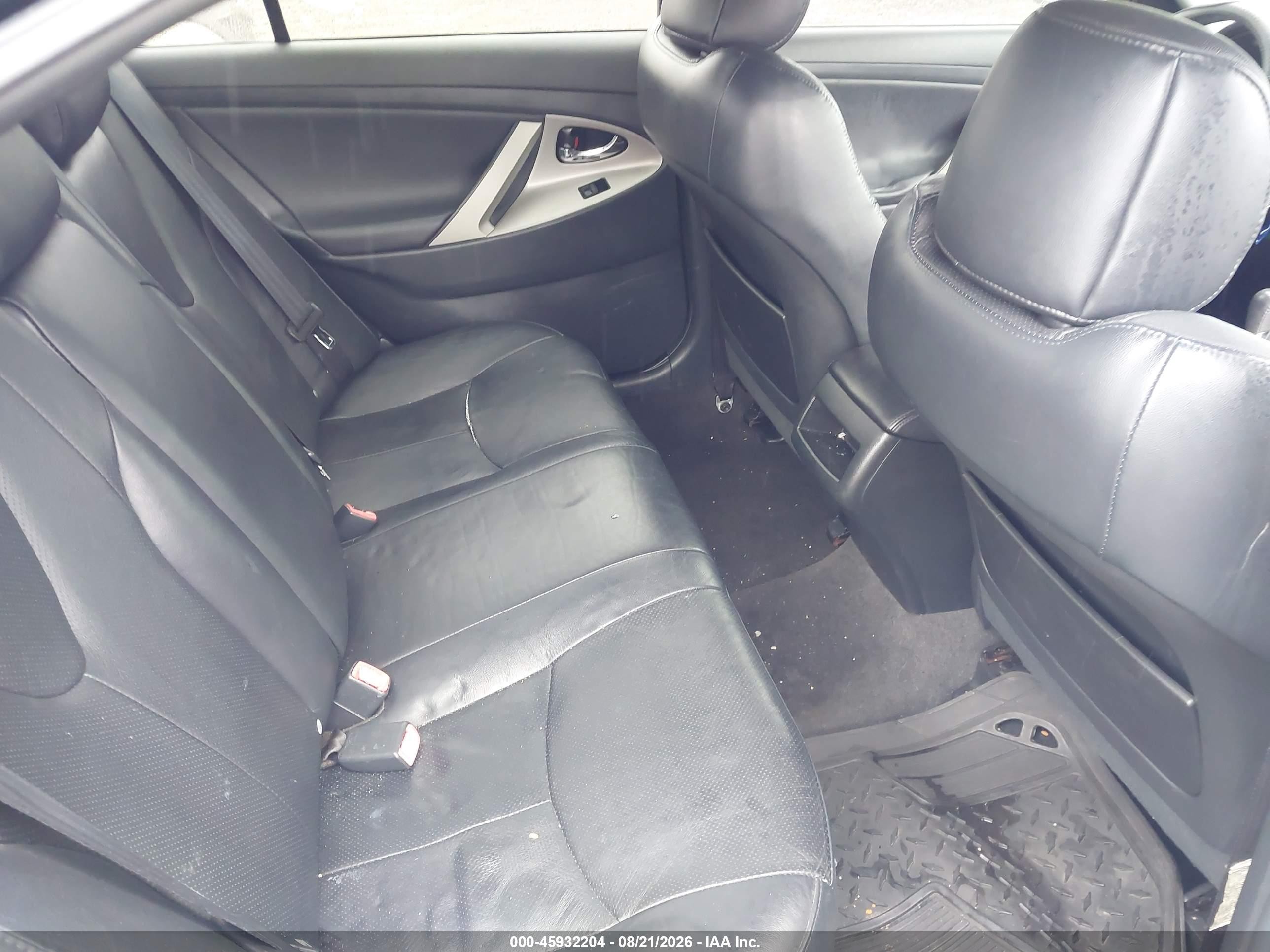 2008 Toyota Camry Se Black vin: 4T1BK46K78U054981